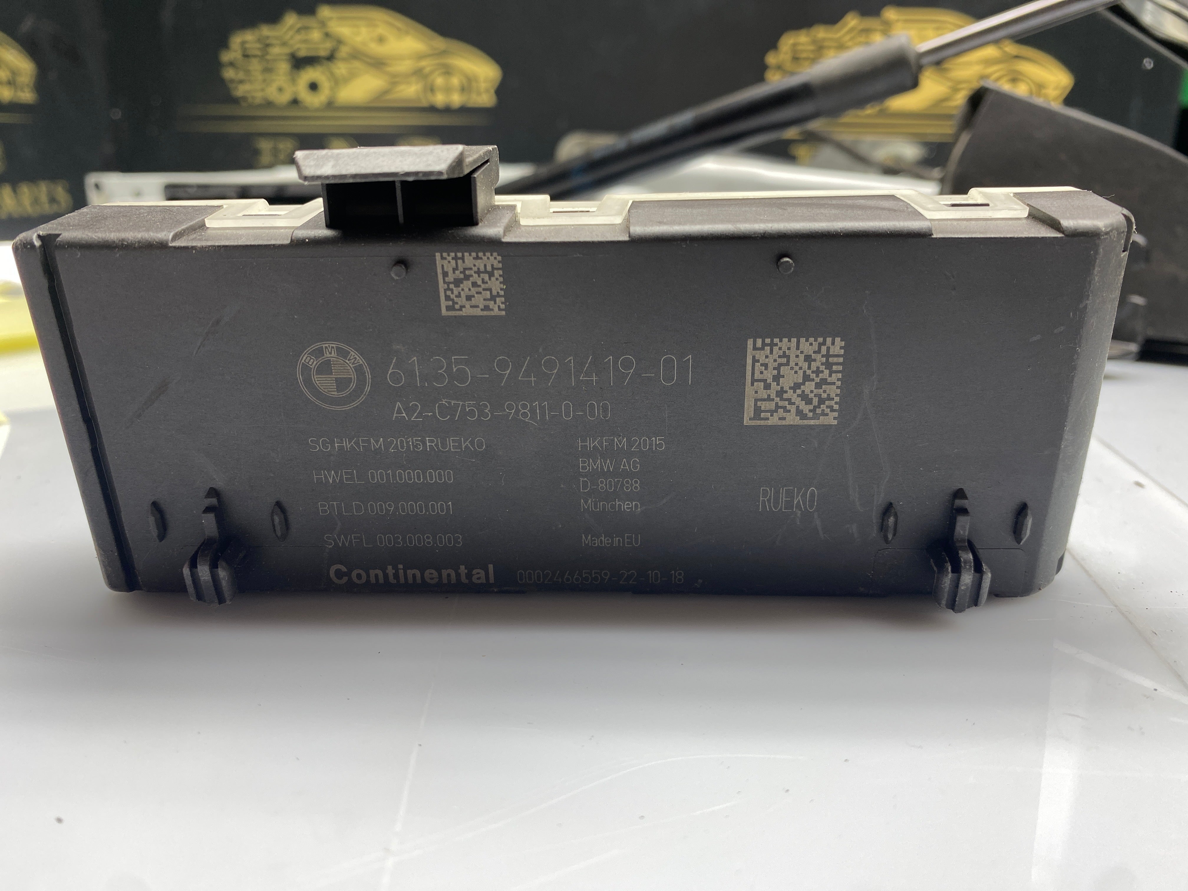 BMW 3 Series F30/F31 Miscellaneous Control Module 2015–2019 (9491419-01)