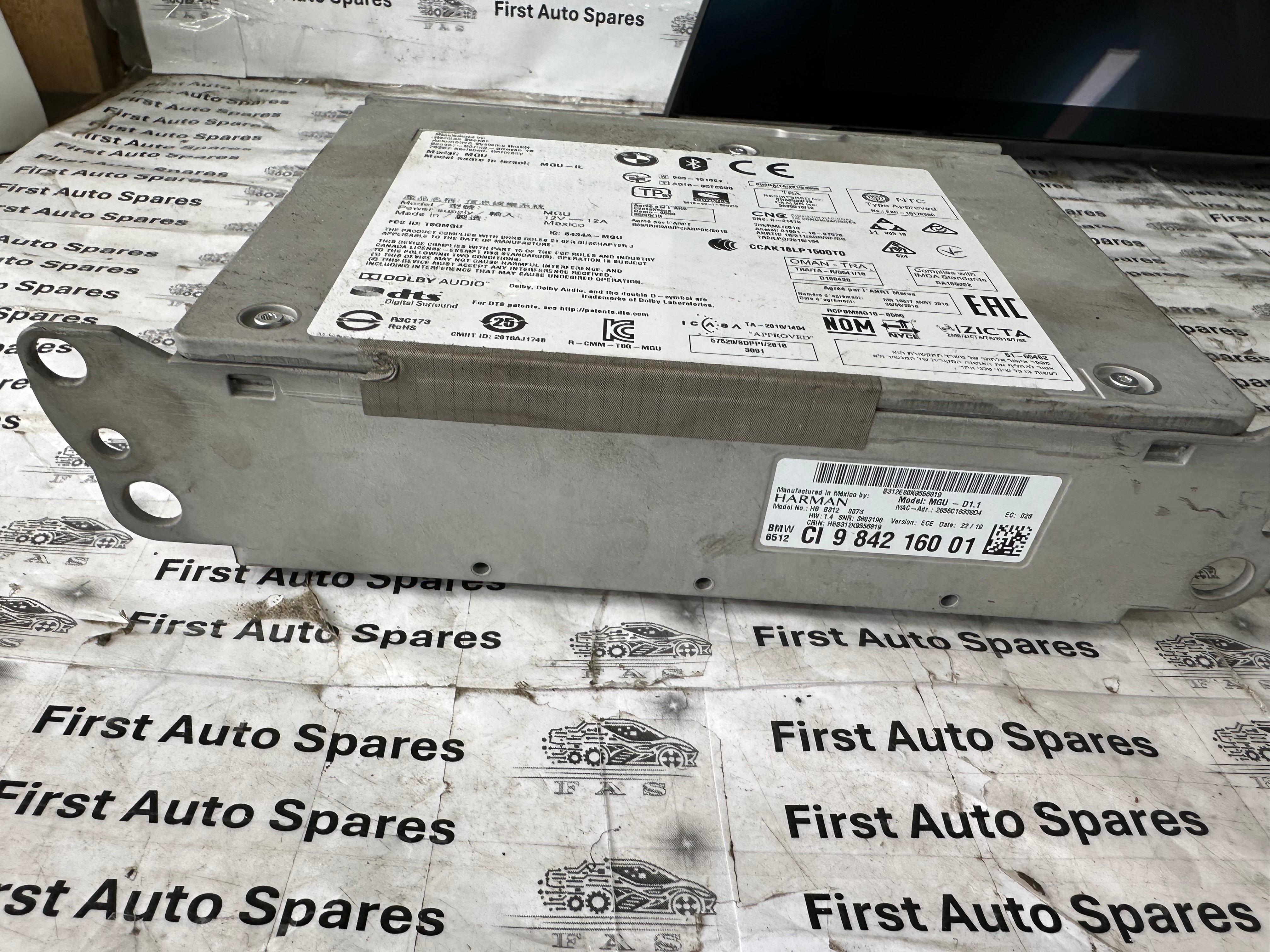 BMW X5 Series G05 Complete Harman Becker iDrive System Model MGU (9842160)