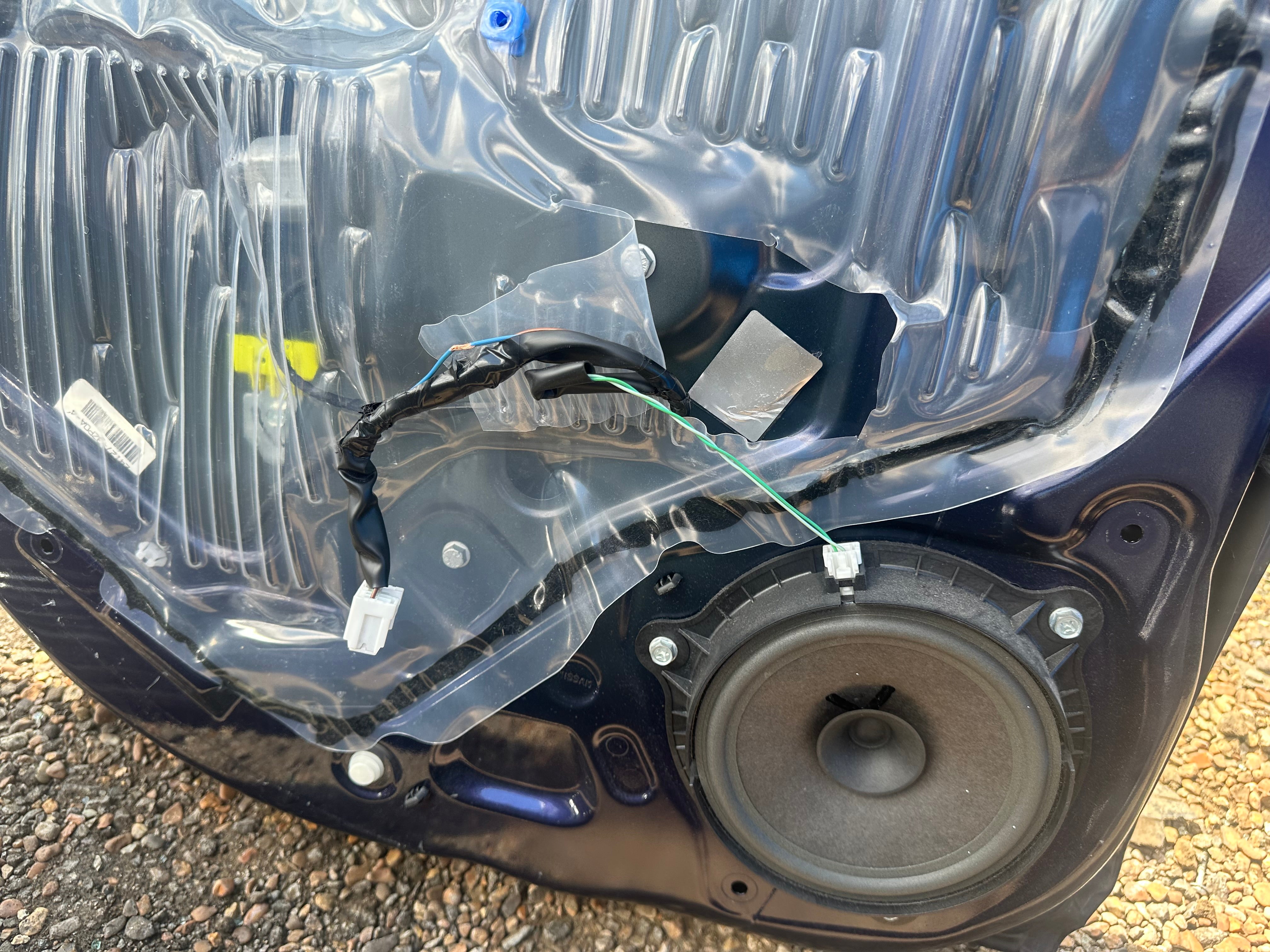 Nissan Pulsar 2014–2018 N/S/R Left Rear Door – Colour Code: RBR (Blue)