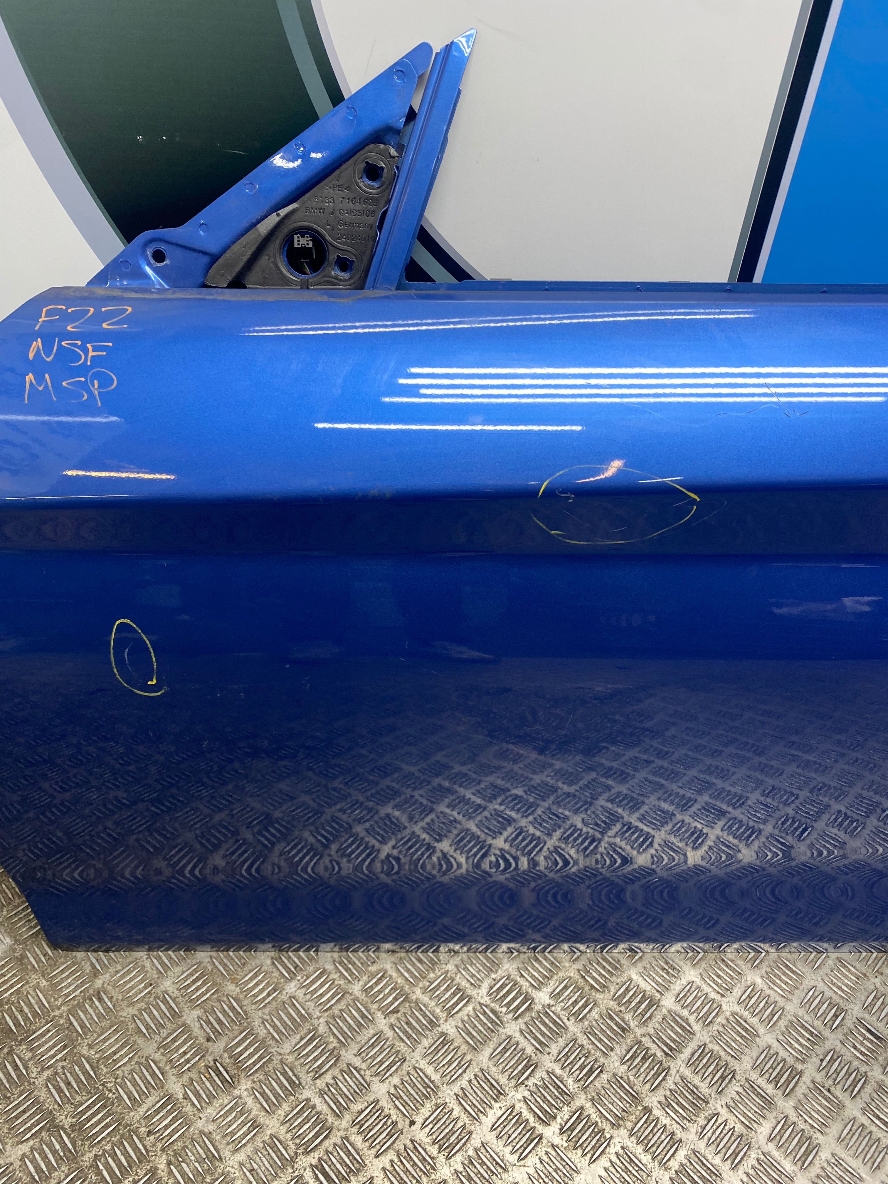 BMW 2 Series F22 Front Passenger Side Door Shell – 2013–2020