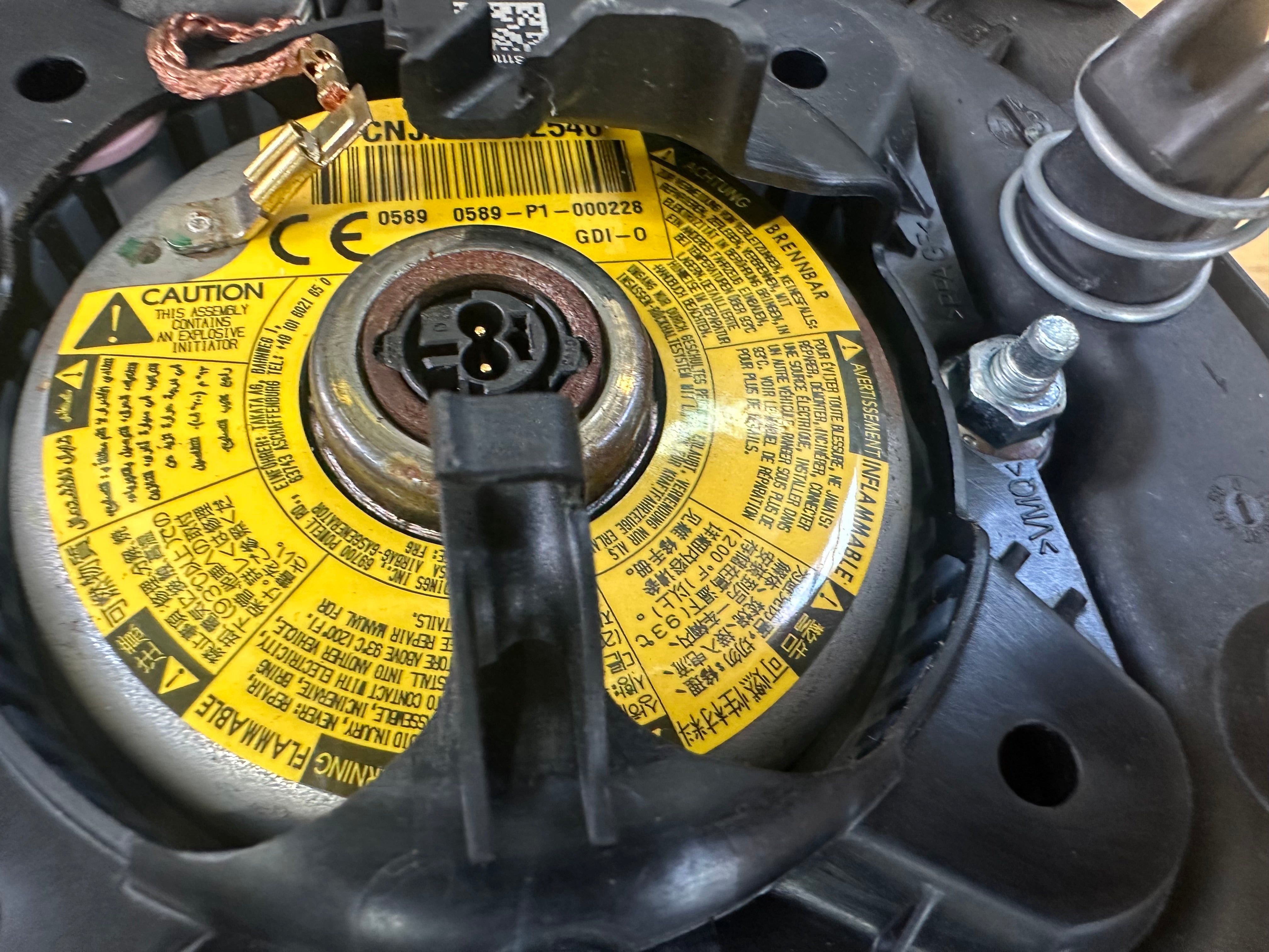 Jaguar XE 2015–2024 Steering Wheel Airbag (309081110-AB) (TK-DAB-007)