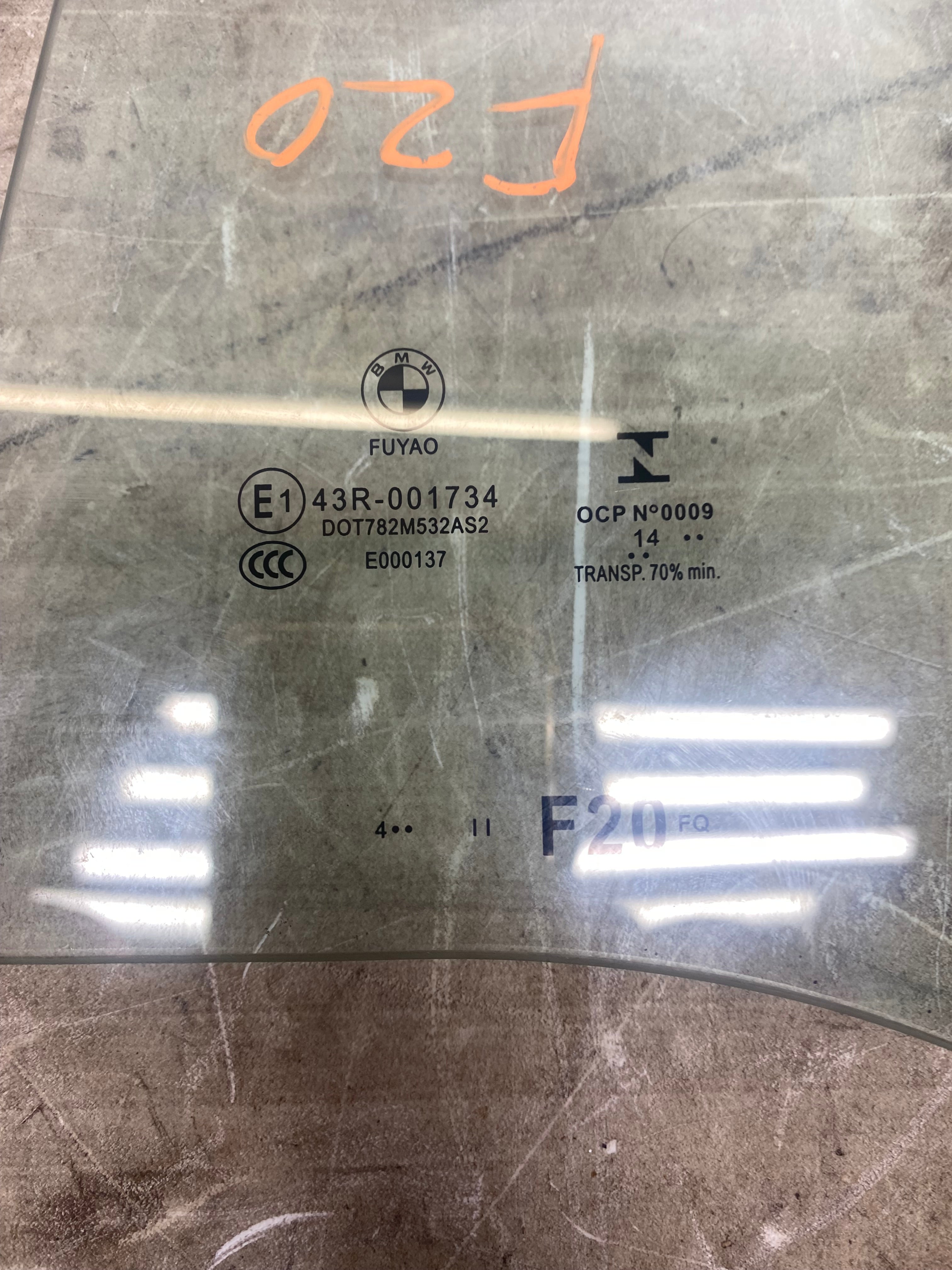 BMW 1 Series F20 Rear Passenger Side Window Glass – 2011–2019