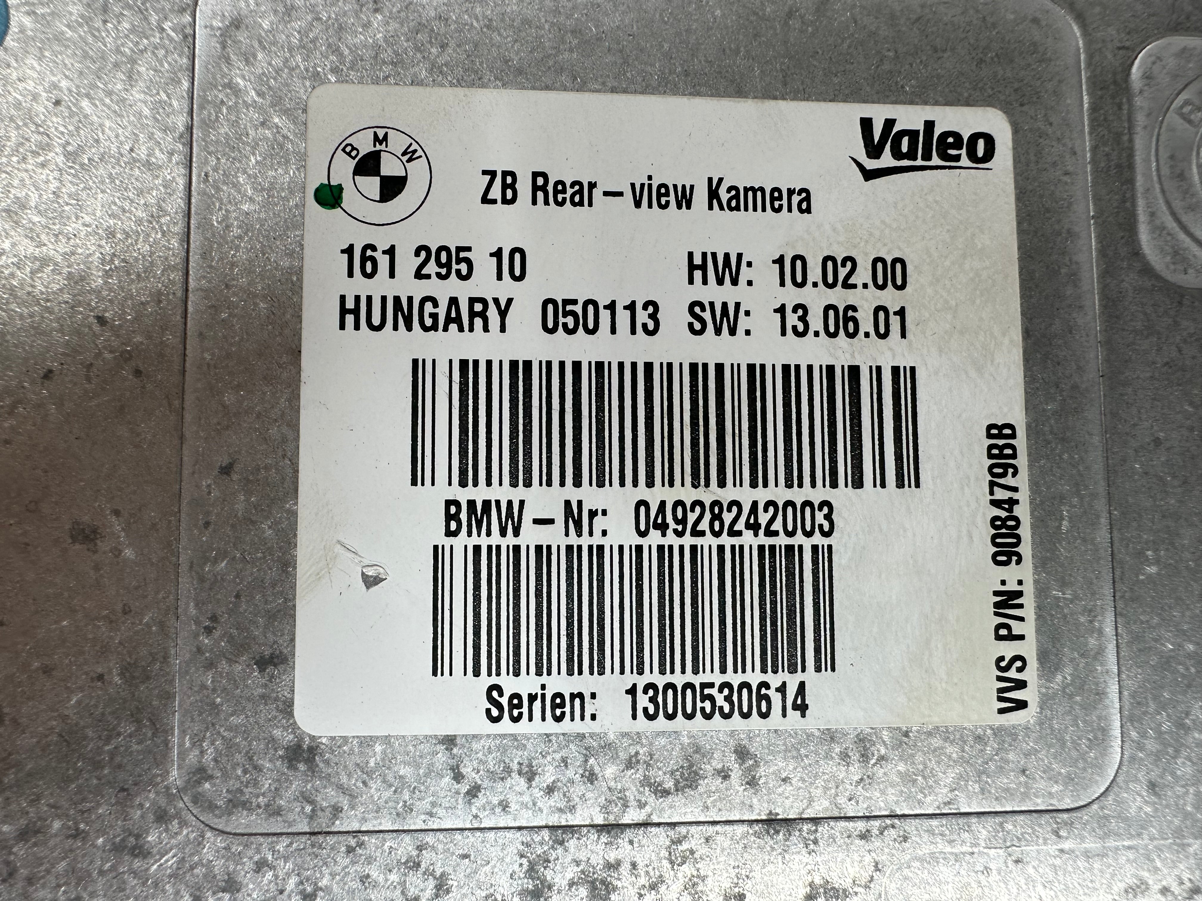 BMW 535i Valeo Rear View Camera Module (04928242003) (161 295 10)
