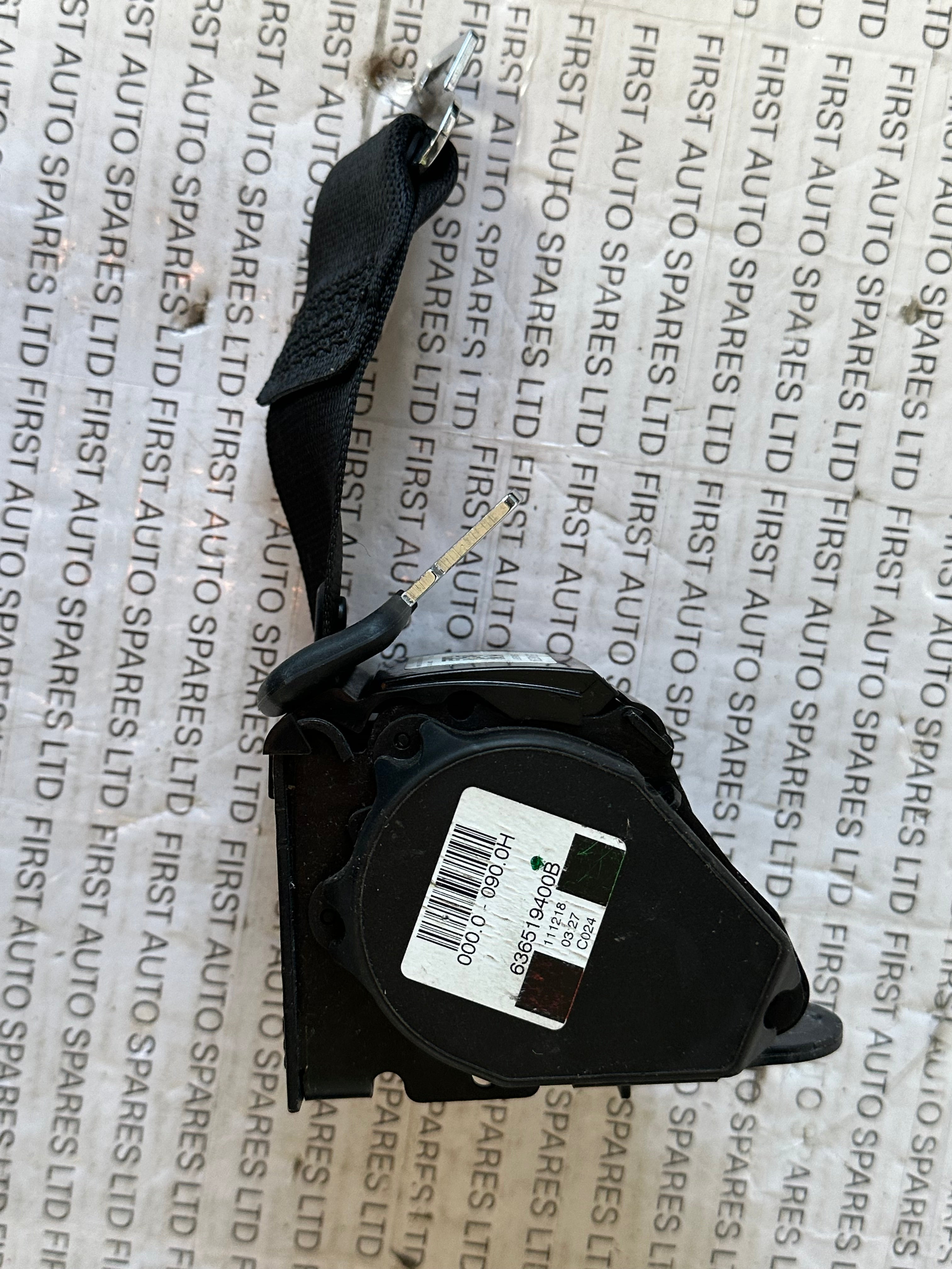 BMW 3 Series G20 2019-2022 Rear Centre Seat Belt (636519400B)