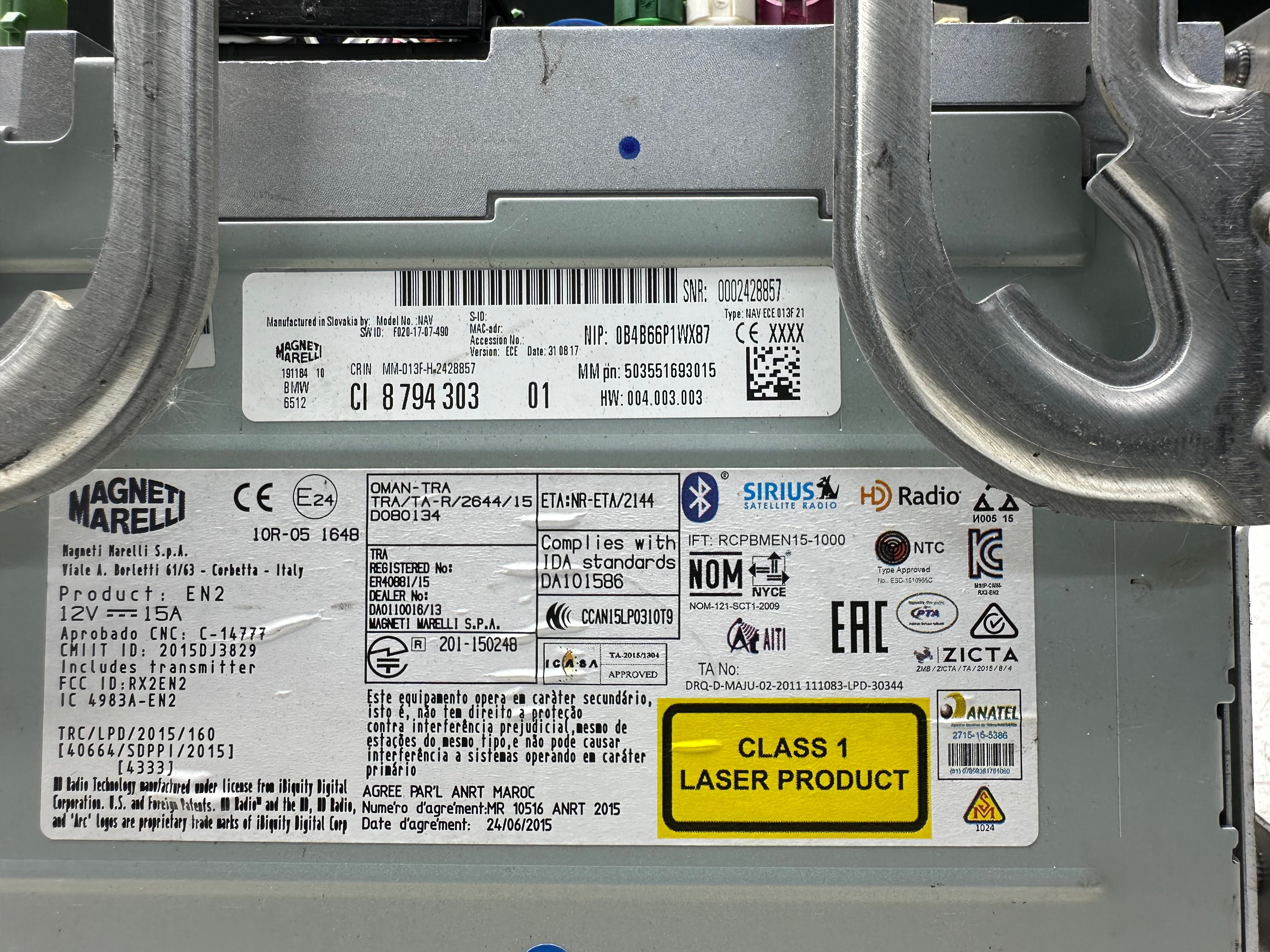 BMW i3 I01 / Mini / 2 Series Sat Nav Navigation Head Unit (8794303)