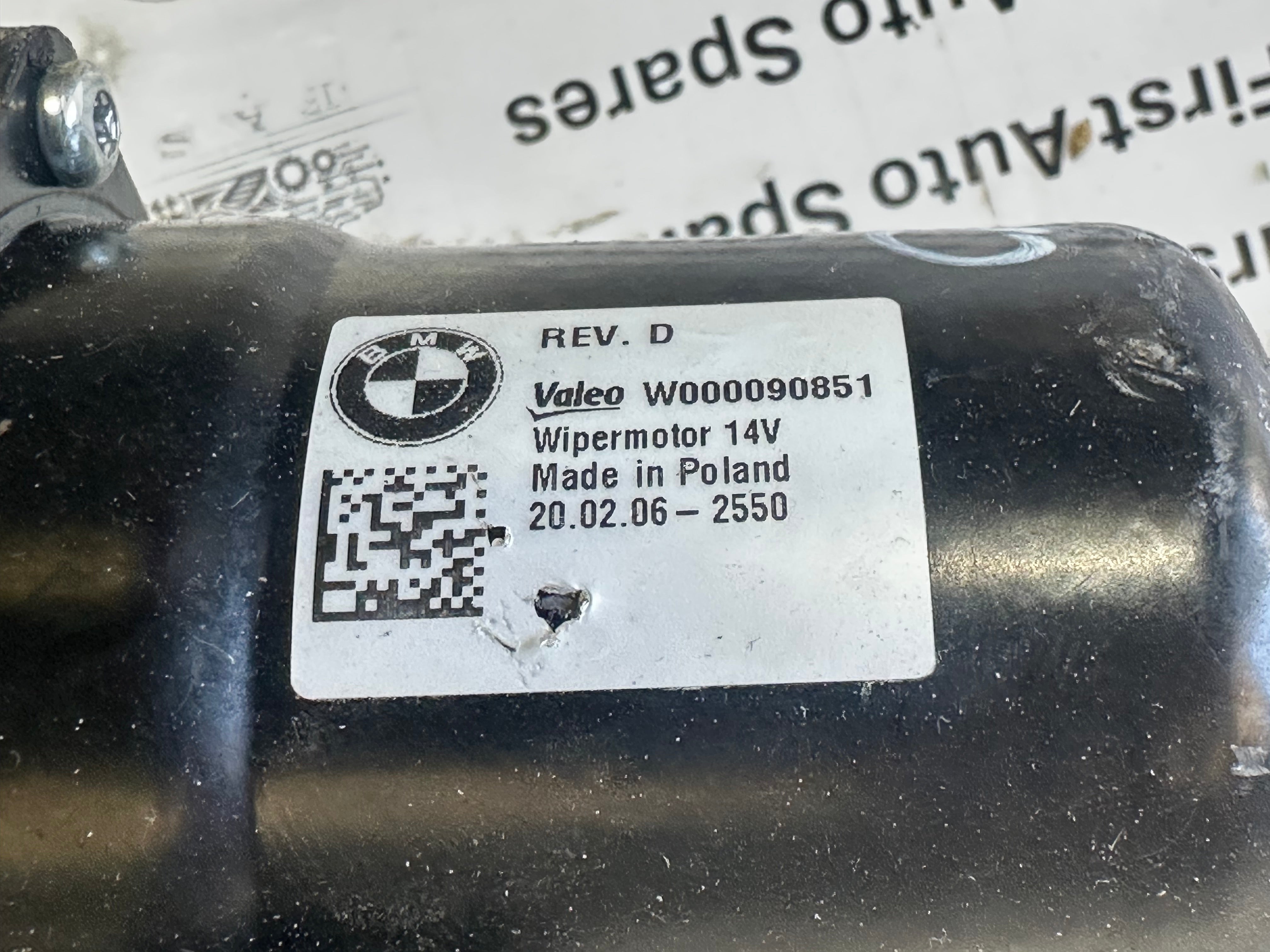 BMW 3 Series G20 Front Wiper Motor (W000090851)