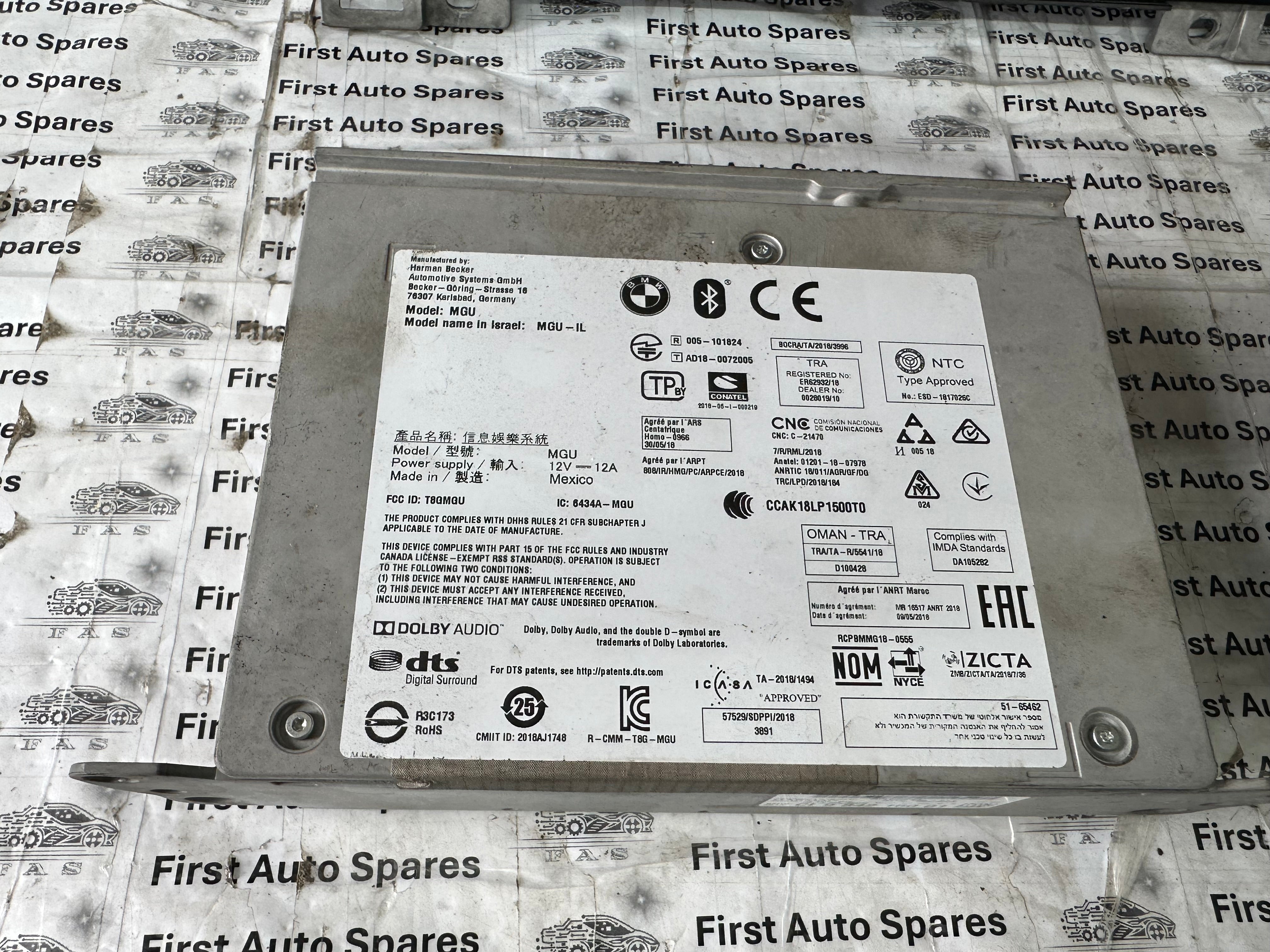 BMW X5 Series G05 Complete Harman Becker iDrive System Model MGU (9842160)