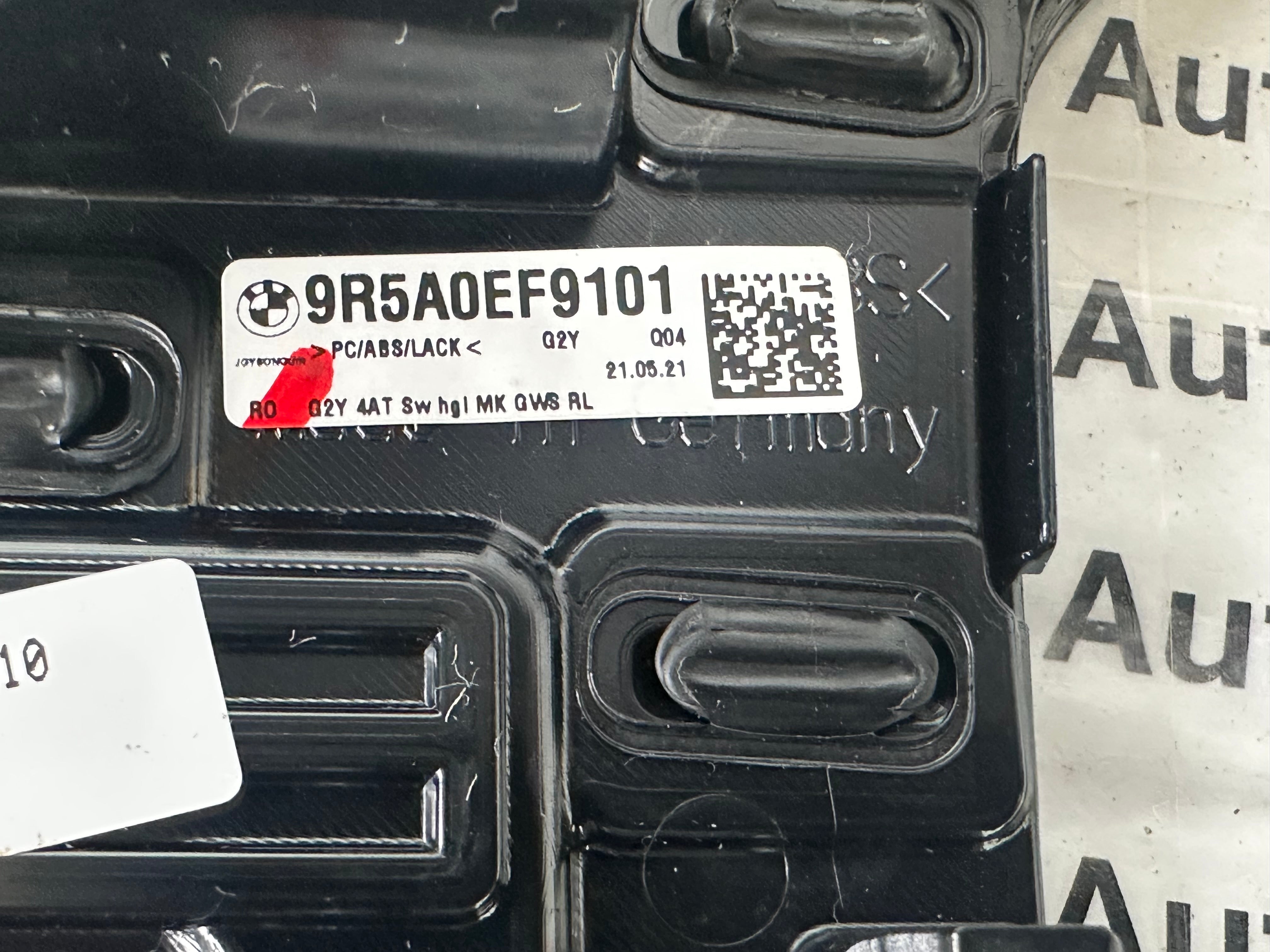 BMW 3 Series G20 G21 2023 Gear Shifter Surround Trim Plastic Cover (9R5A0EF9101)