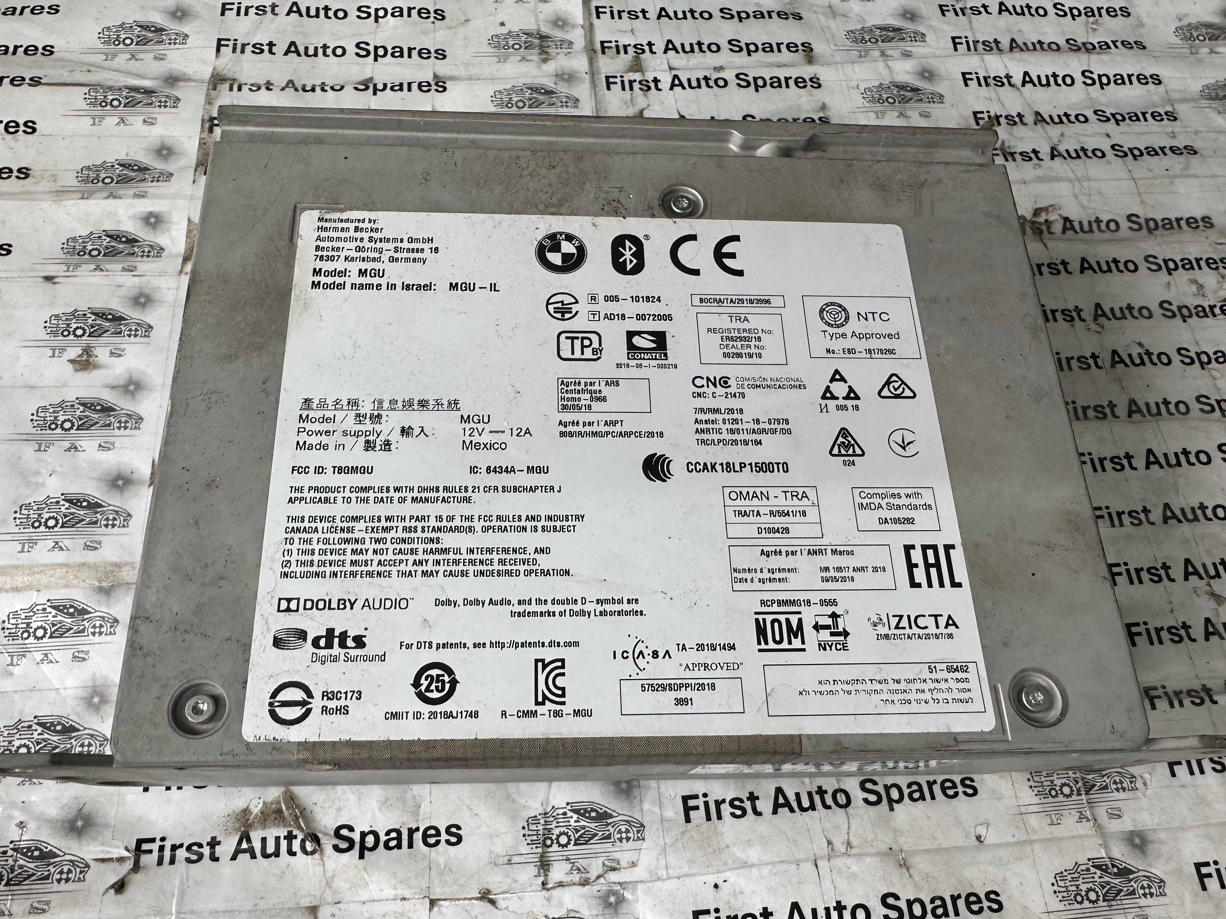 BMW X5 Series G05 Complete Harman Becker iDrive System Model MGU (9842160)