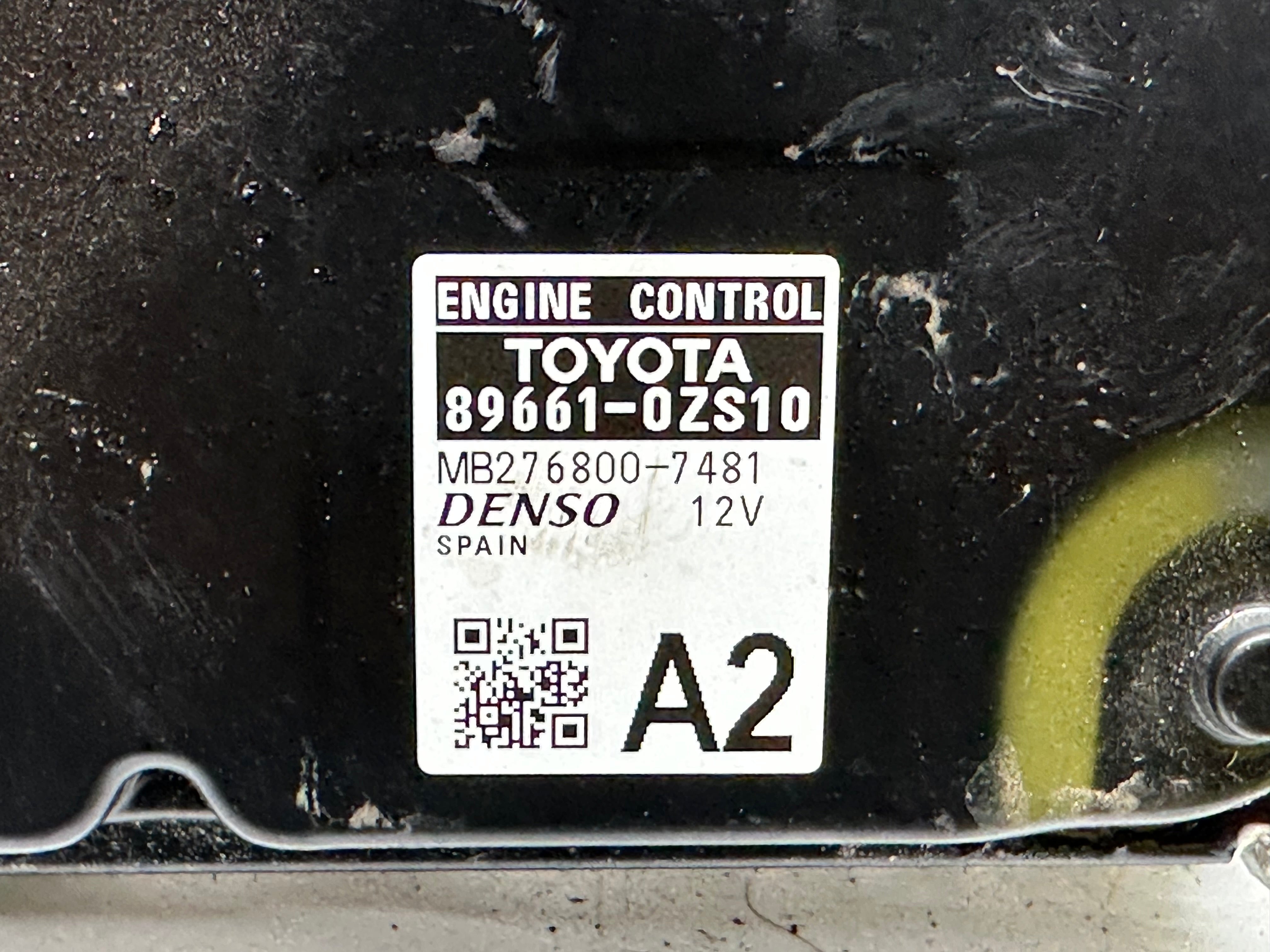 Toyota Corolla 2021 Engine Control Unit ECU (89661-0ZS10) (MB276800-7481)