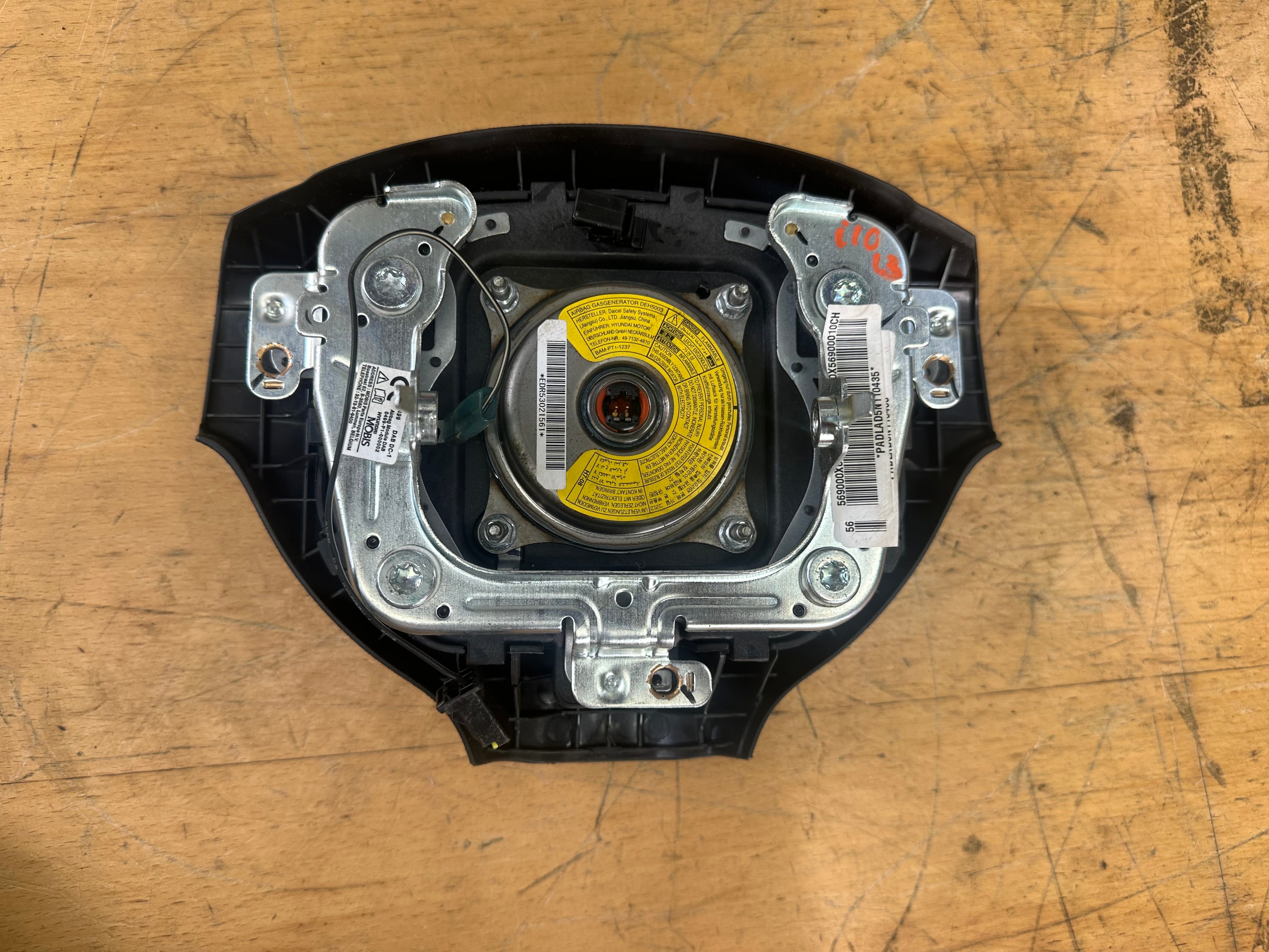 Hyundai i10 2013 Driver’s Steering Wheel Abag (0499-P1-000002) (56900-0X000CH)