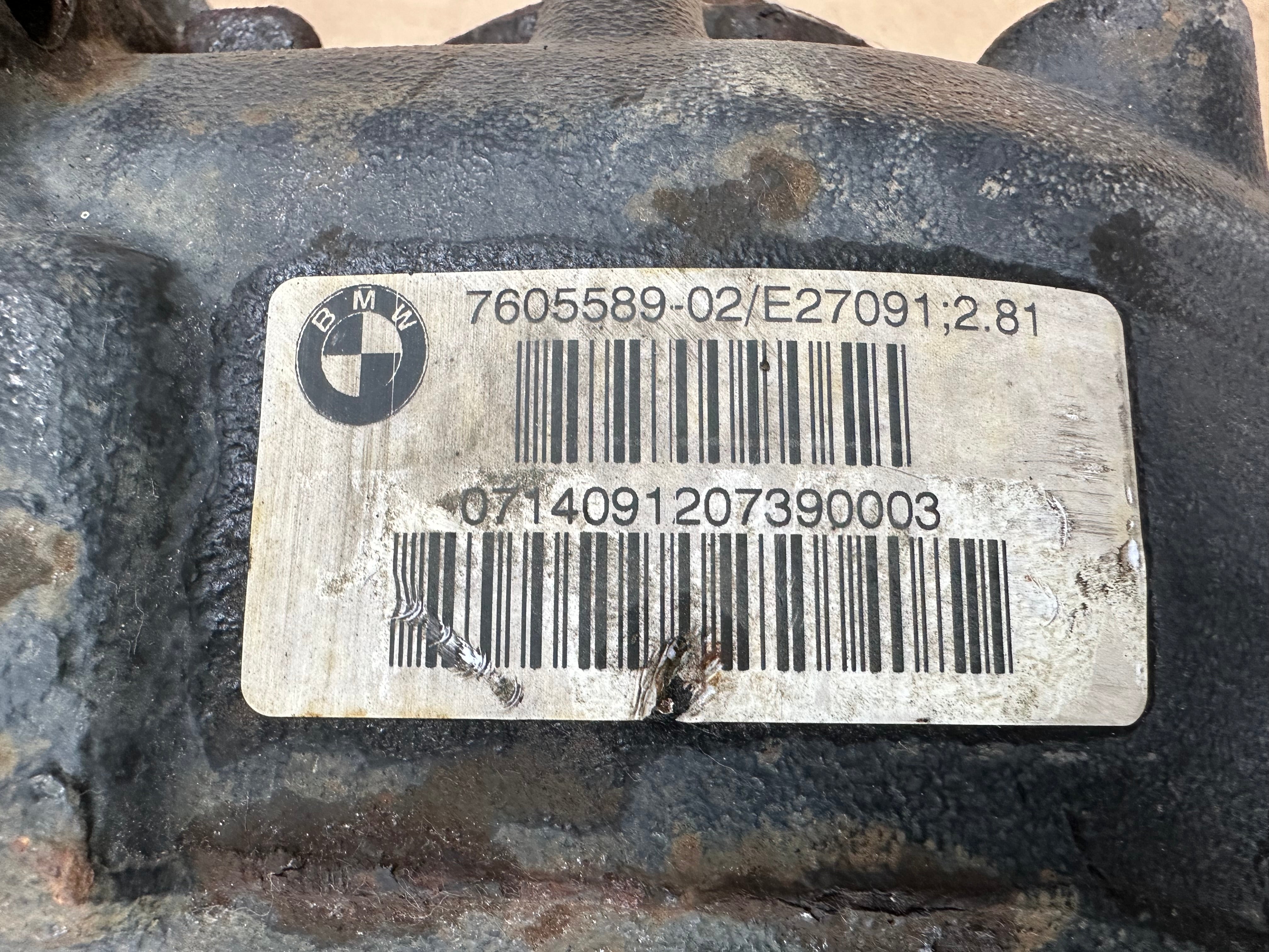 BMW 3 Series F30 F31 316D Rear Differential Diff Ratio 2:81 (7605589-02)