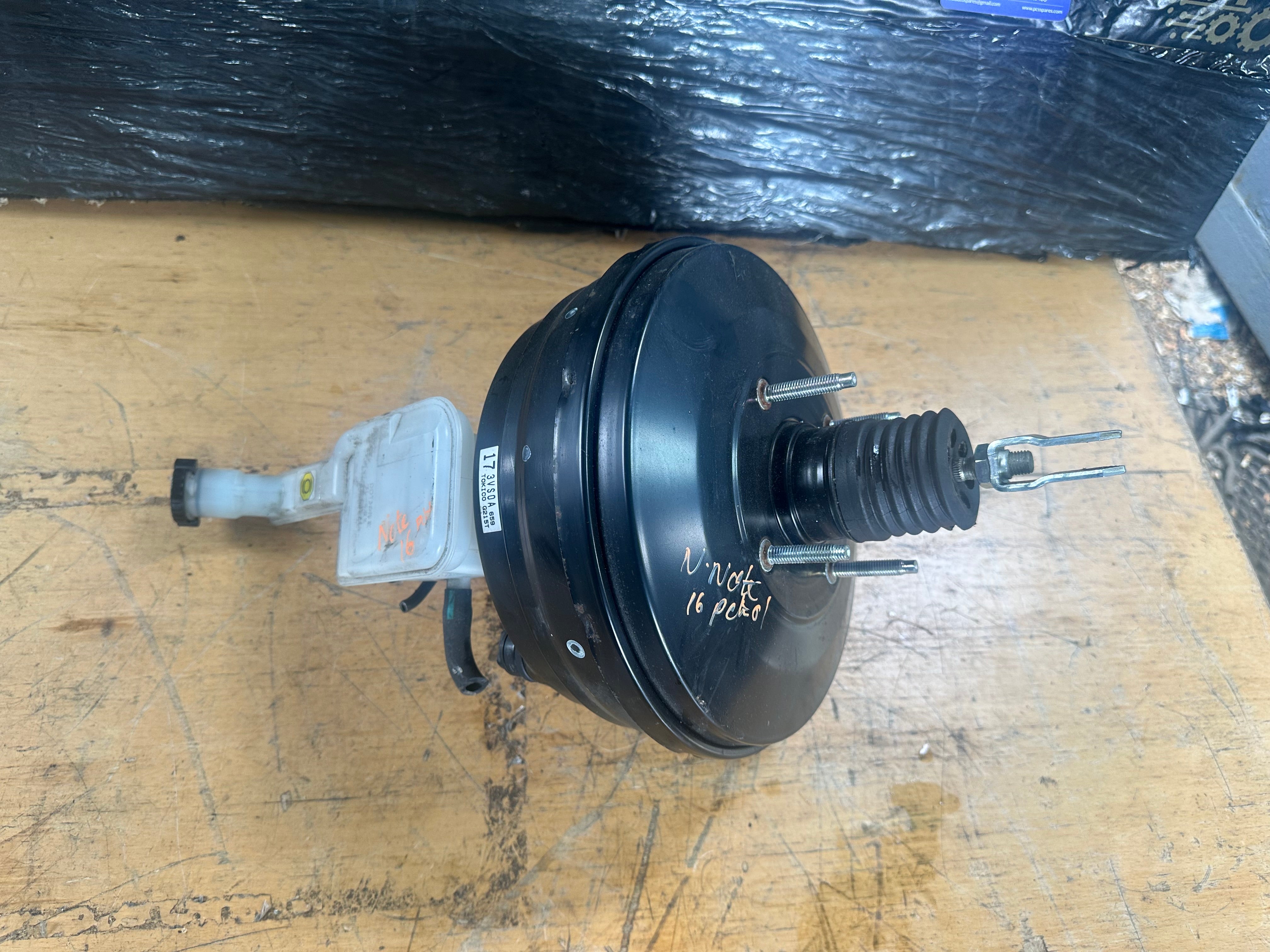 Nissan Note 2016 MK2 1.2 Petrol Brake Servo & Master Cylinder (3VS0A)