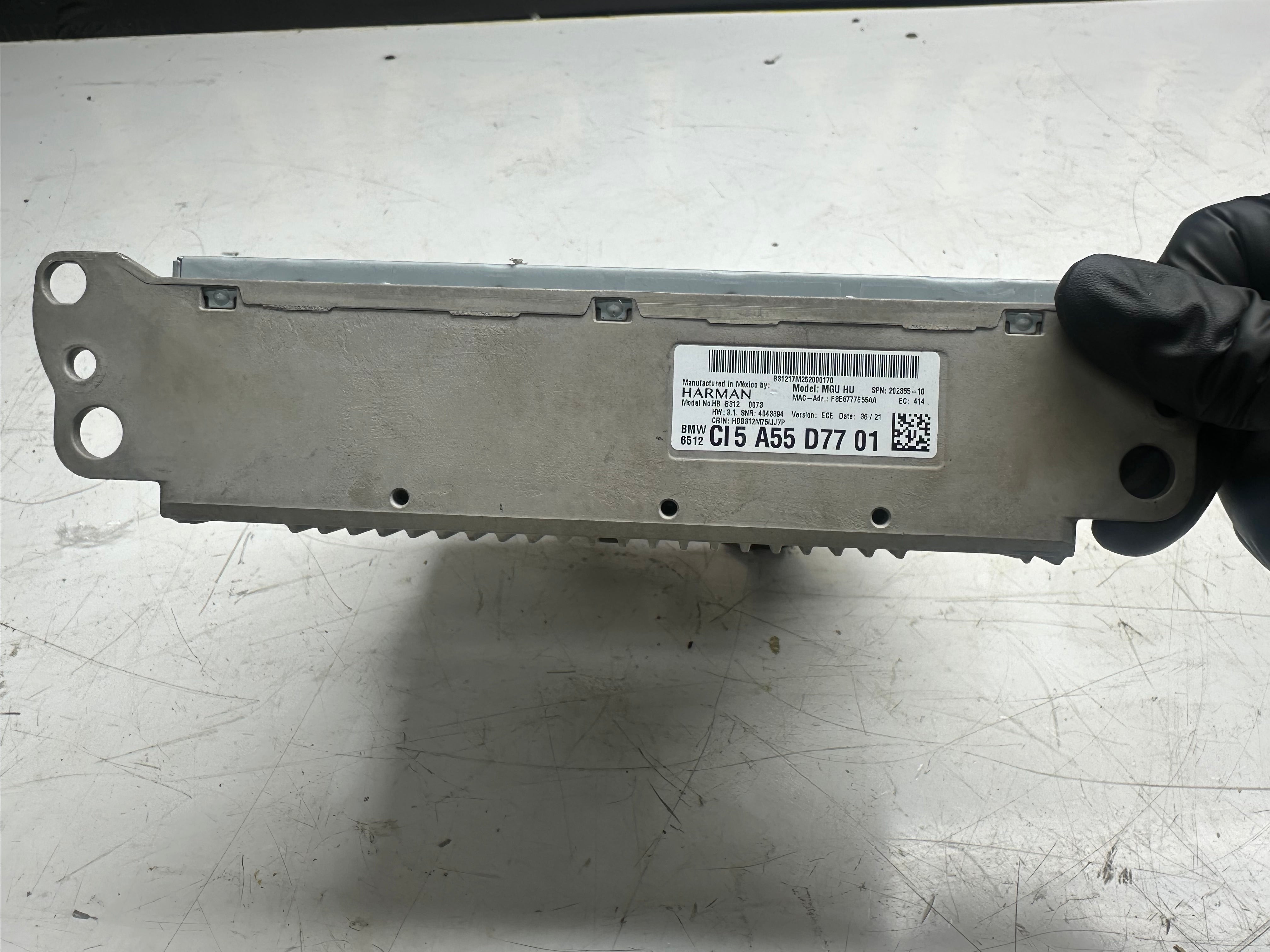 BMW 5 G30 G31 2021 Radio CD GPS Player Head Unit (5A55D77)