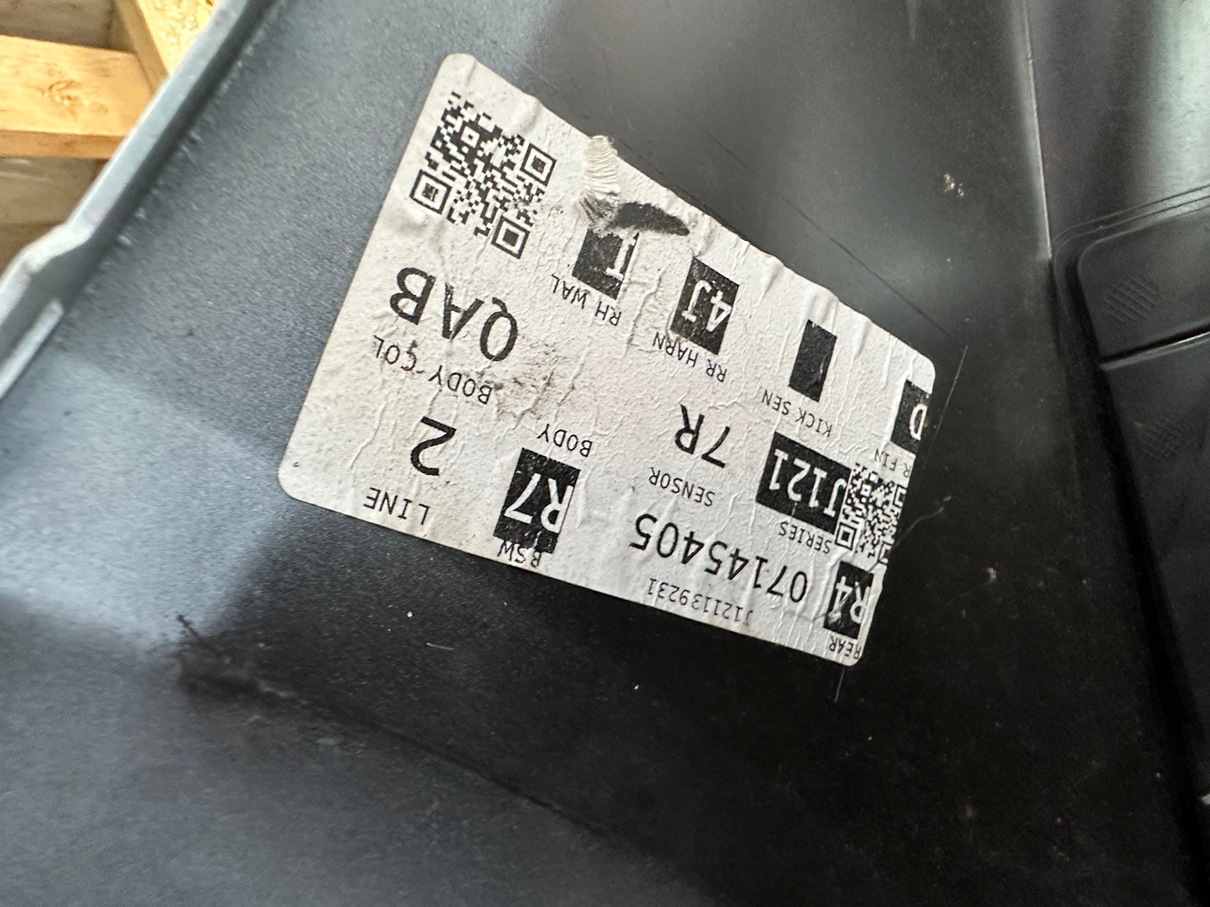 Nissan Qashqai 2022 Rear Bumper with Rear Blind Spot Sensors (284N09449R)