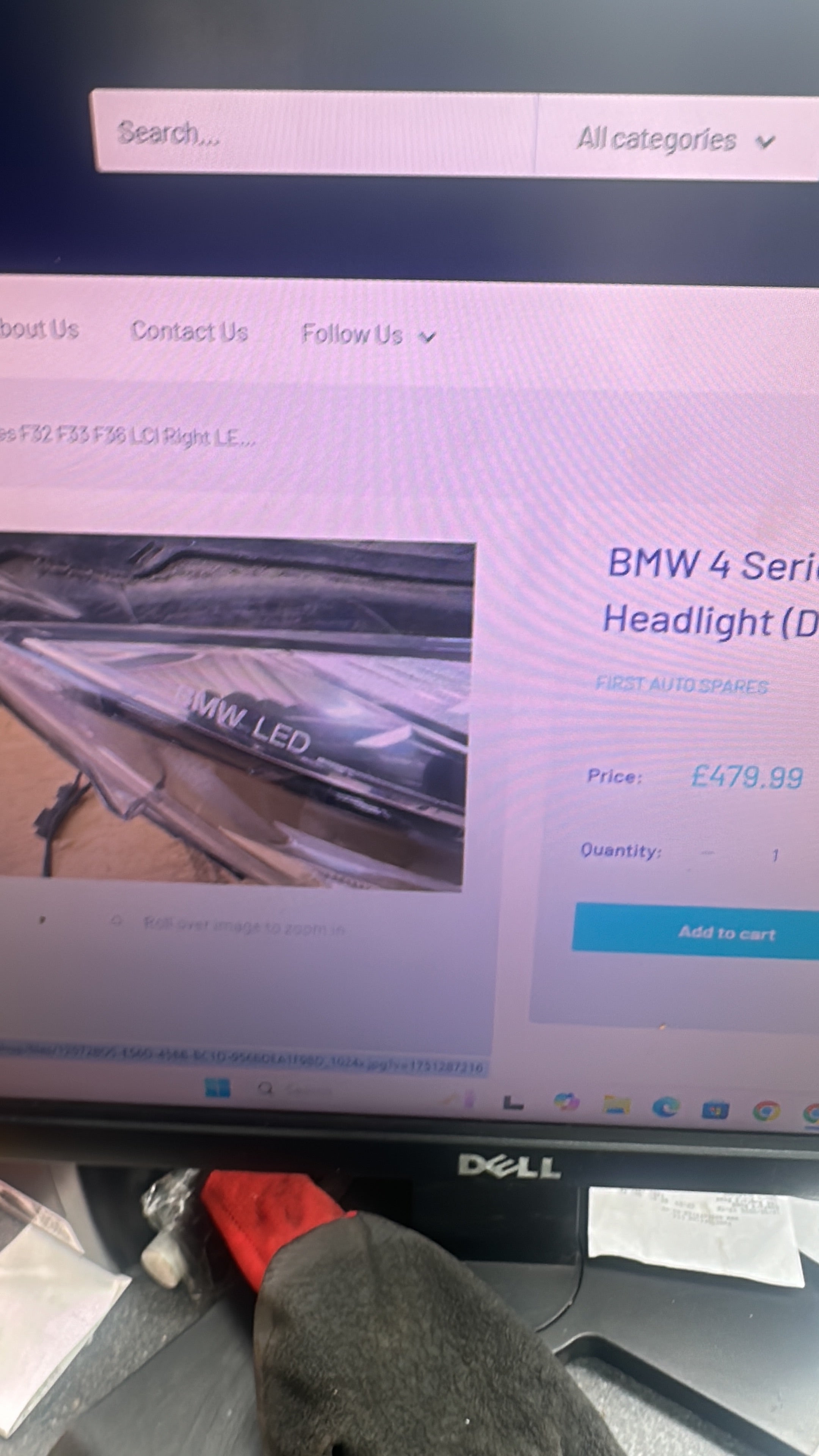 BMW 5 Series G30 2017-on Rear Bumper Crash Bar Reinforcer (5171 100310-13DE)