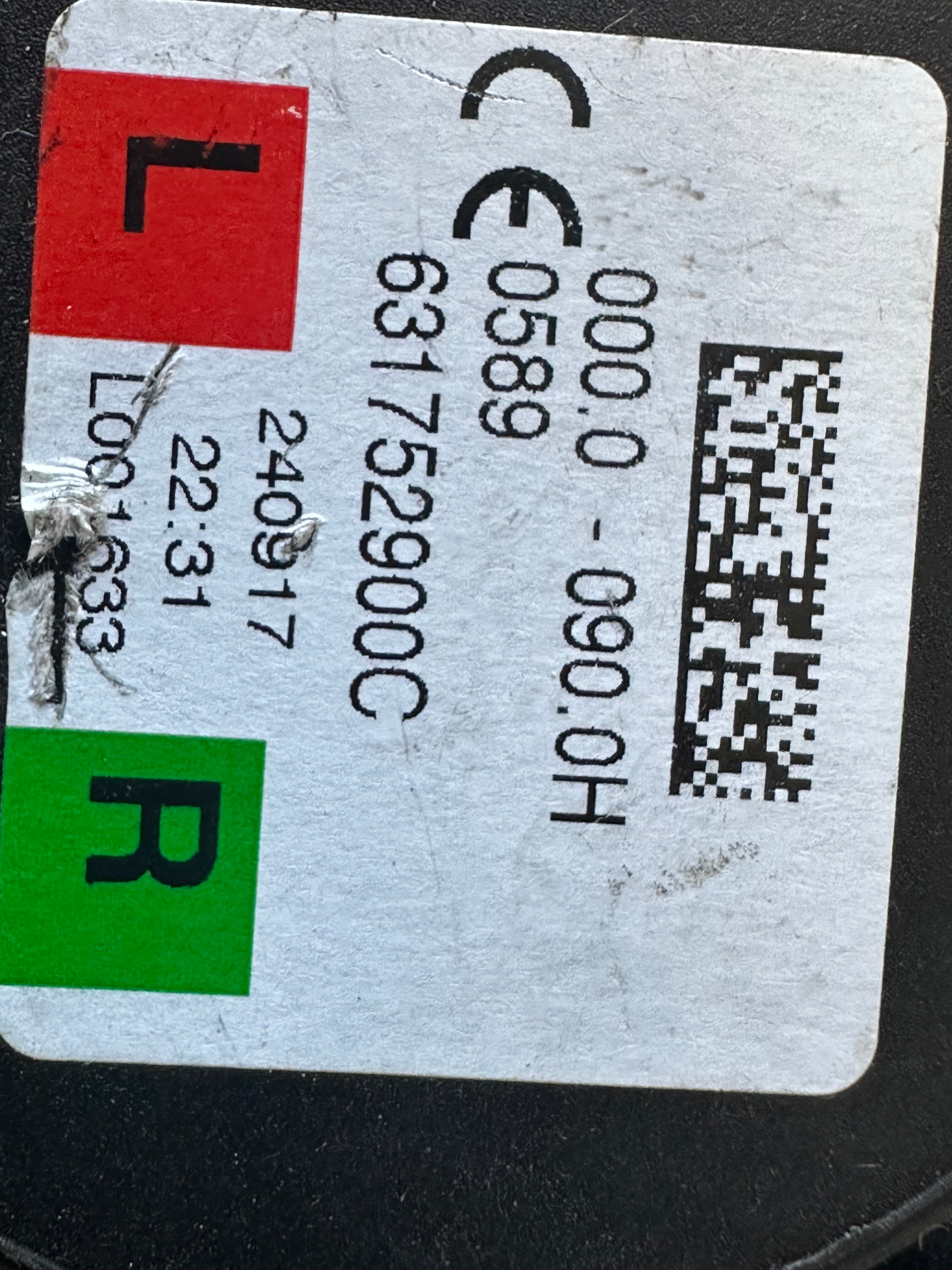 Jaguar F-Pace 2016-2020 Rear Seat Belt (631752900C)