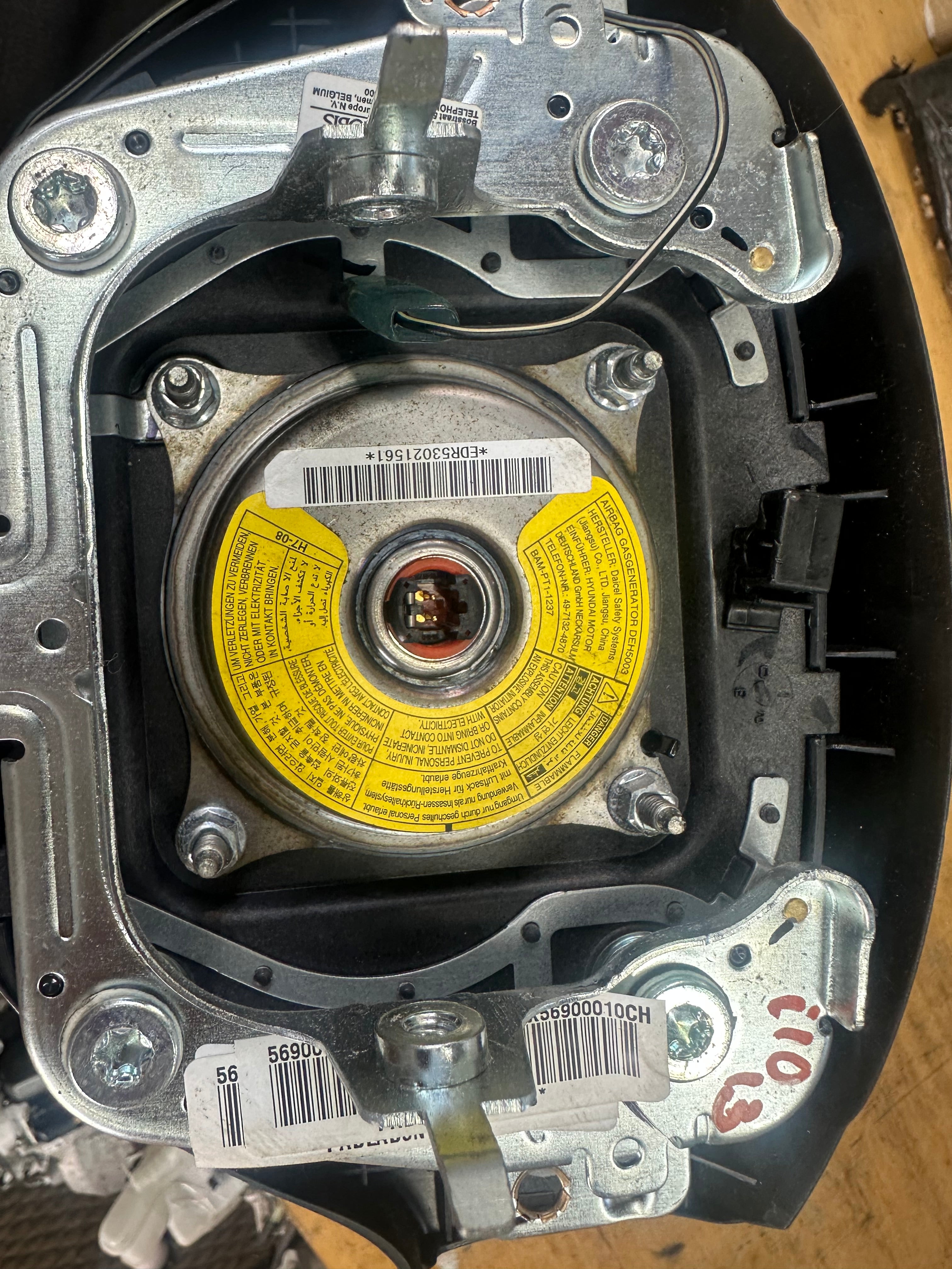 Hyundai i10 2013 Driver’s Steering Wheel Abag (0499-P1-000002) (56900-0X000CH)