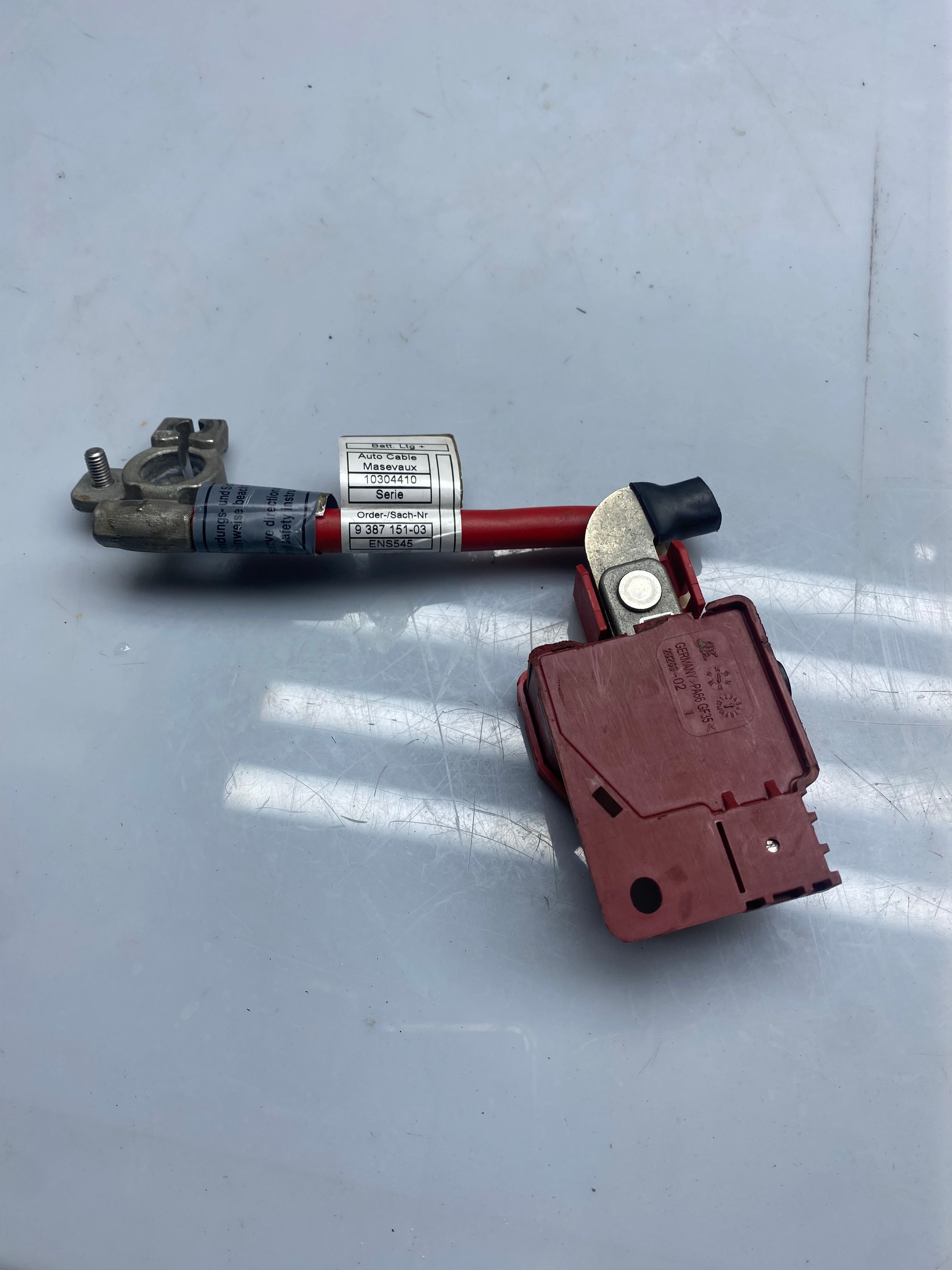 BMW 3 Series F30 LCI 330e Positive Battery Cable (B+) to Auxiliary Starter Unit B48X 2015–2019