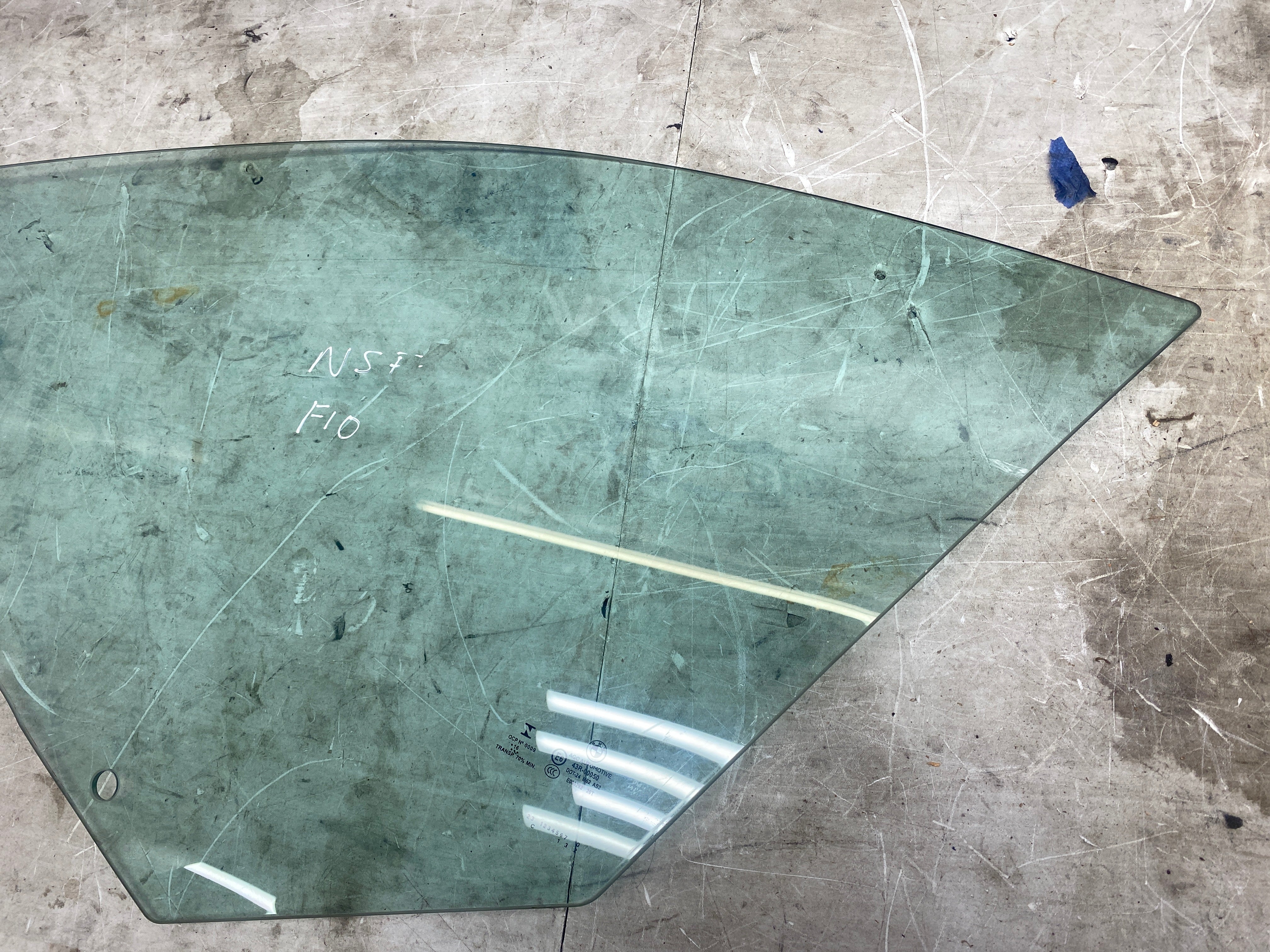 BMW 5 Series F10 Passenger Side Window Glass – 2010–2017
