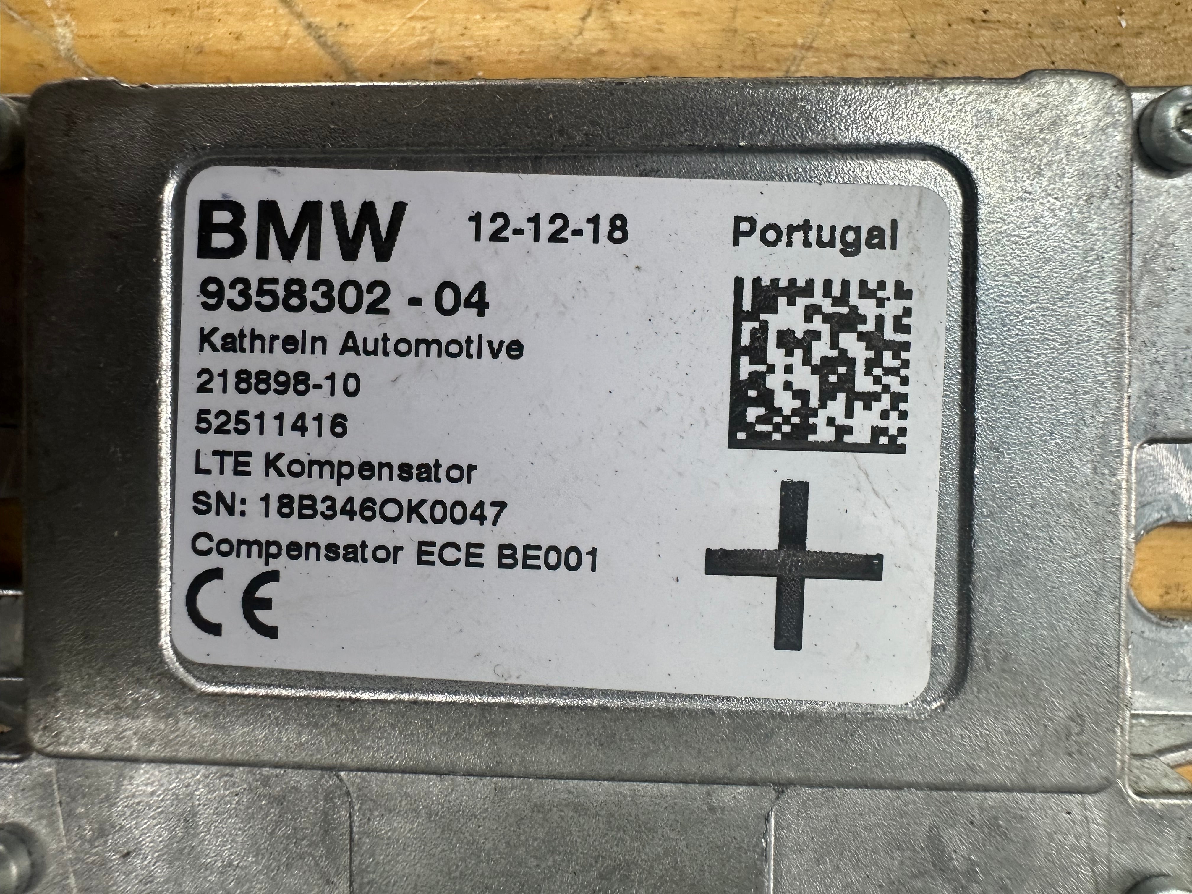 BMW F, X & G Series 2018 Compensator ECE Control Unit (9358302-04) (9358302)