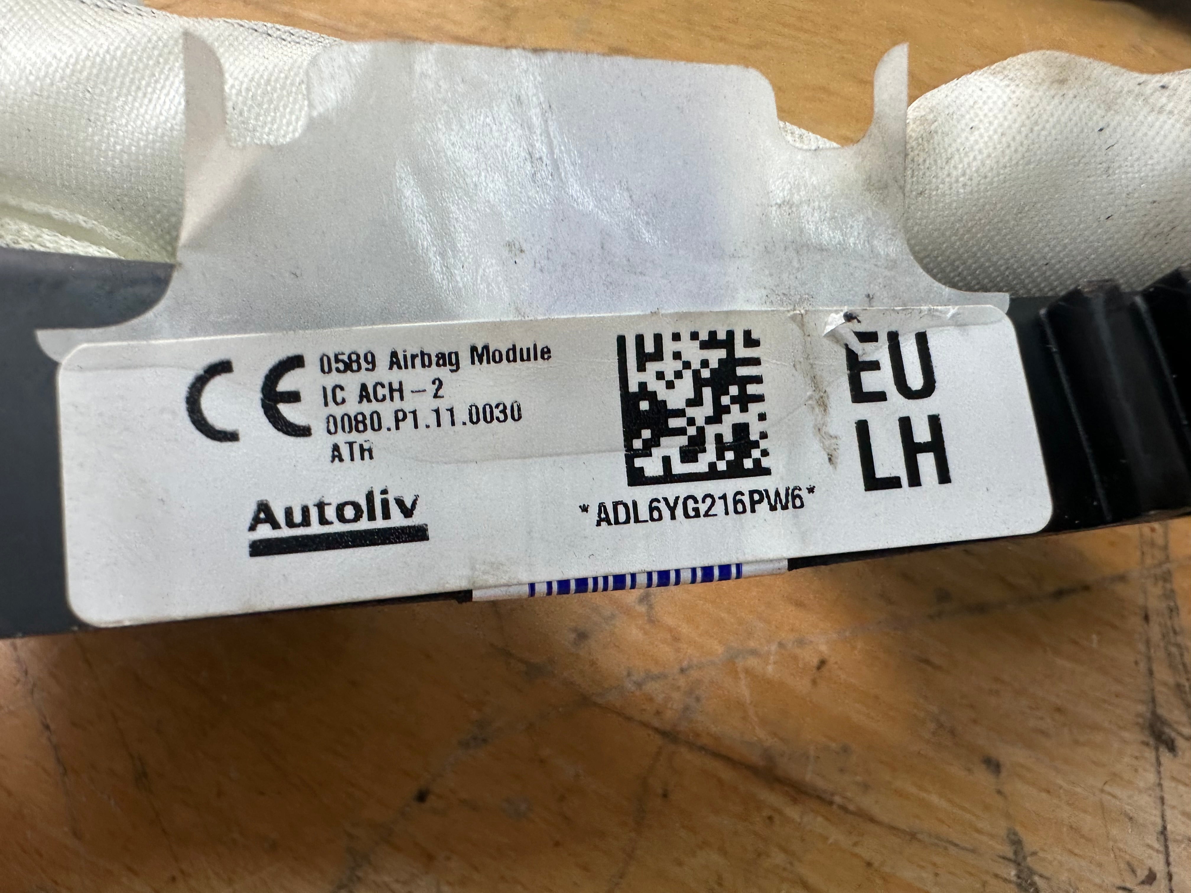 Toyota C-HR AX10 Left Passenger Side Roof Curtain Airbag (0080.P1.11.0030) (6298081)