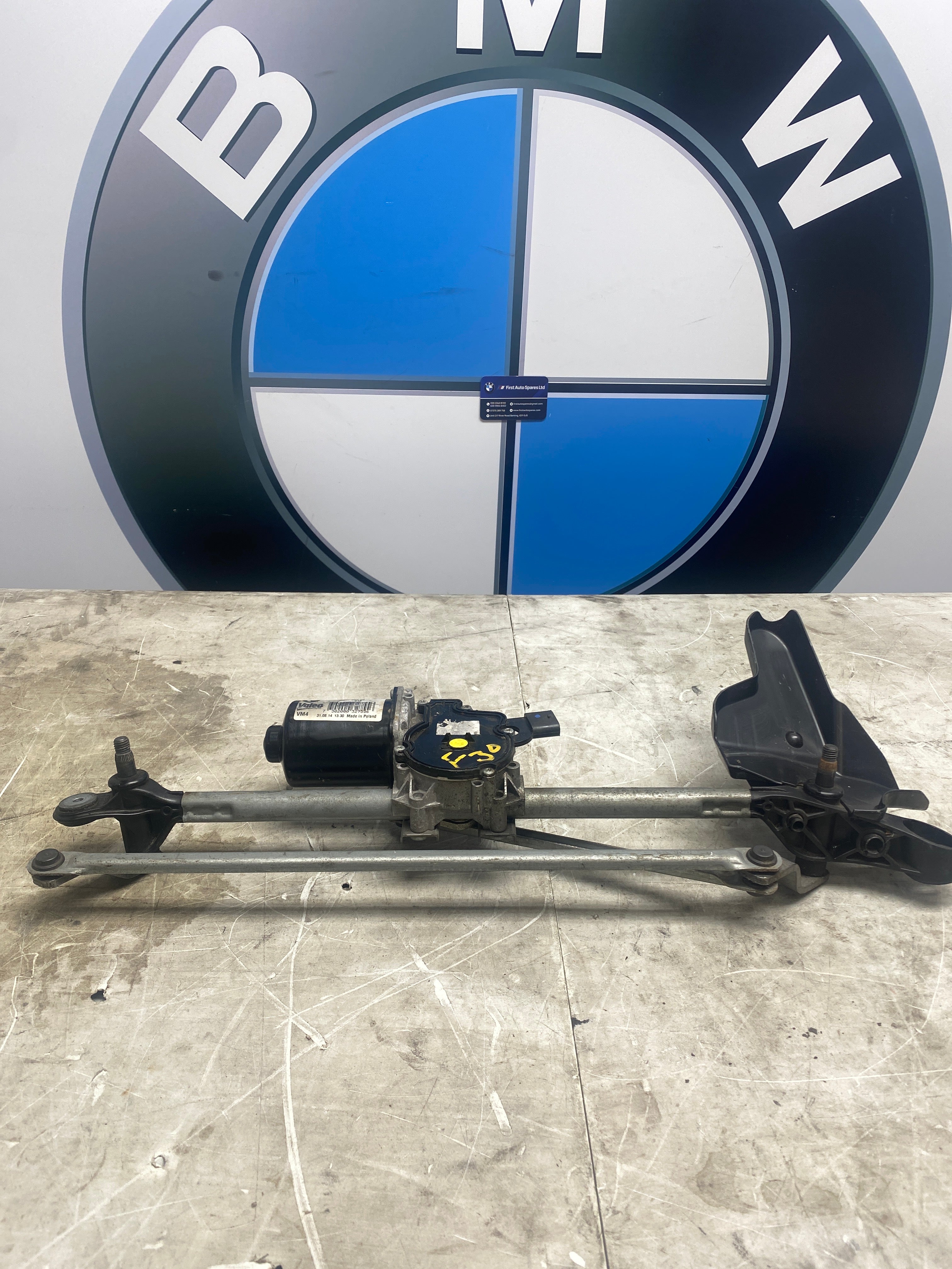 BMW 3 Series F30 Front Wiper Motor Linkage Assembly – 2012–2018