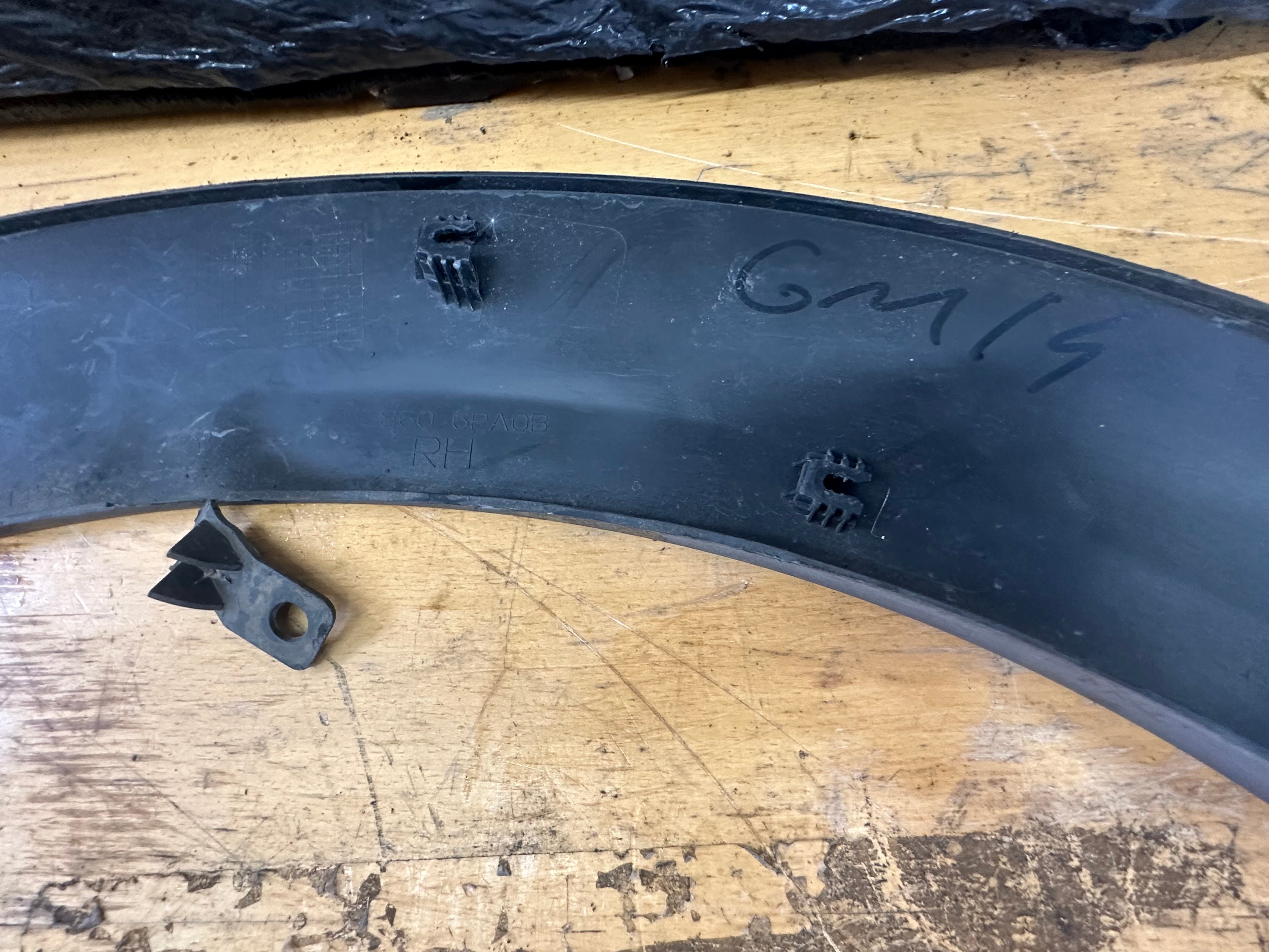 Nissan Juke 2019 O/S/R Rear Driver’s Right Wheel Arch Trim (63860-6PA0B)