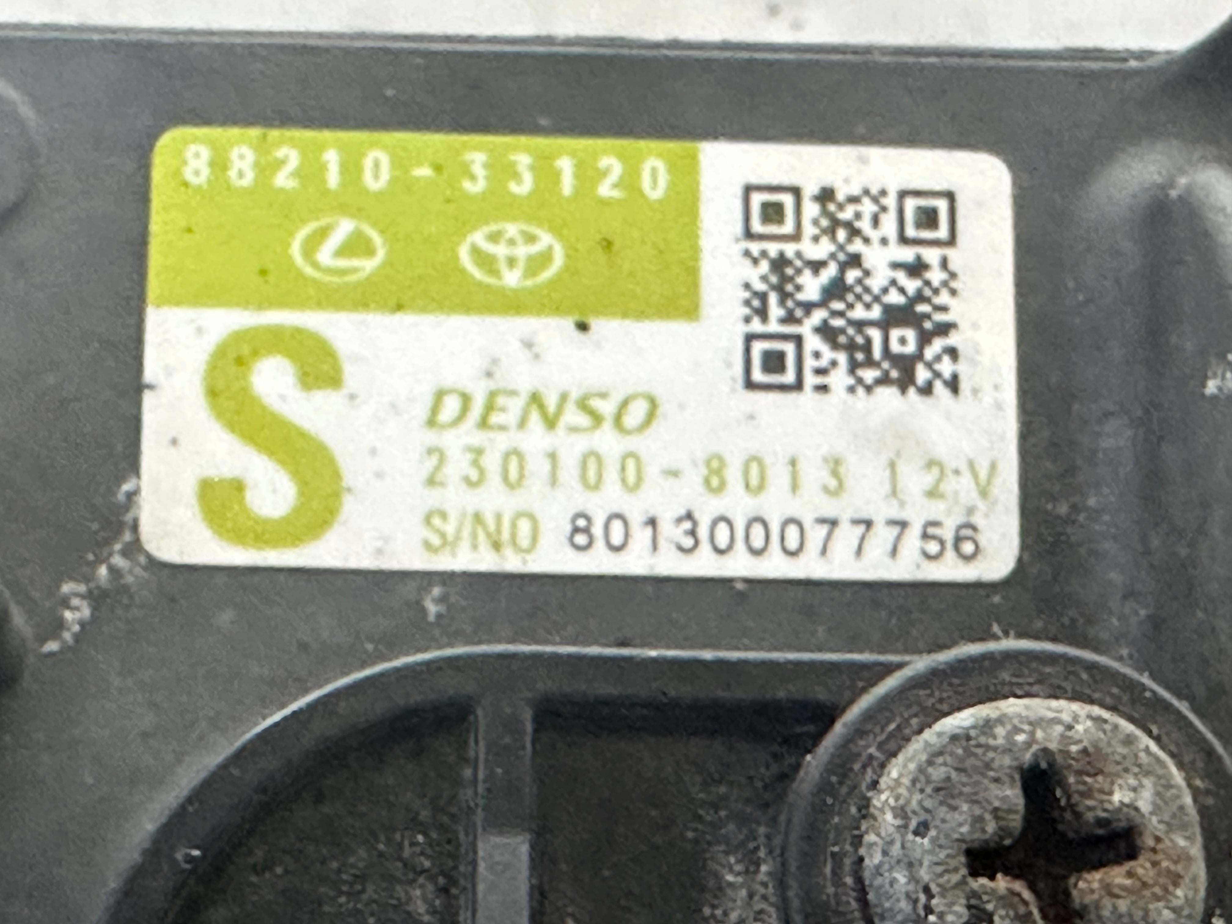 Toyota & Lexus SENSOR ASSY (88210-33120)