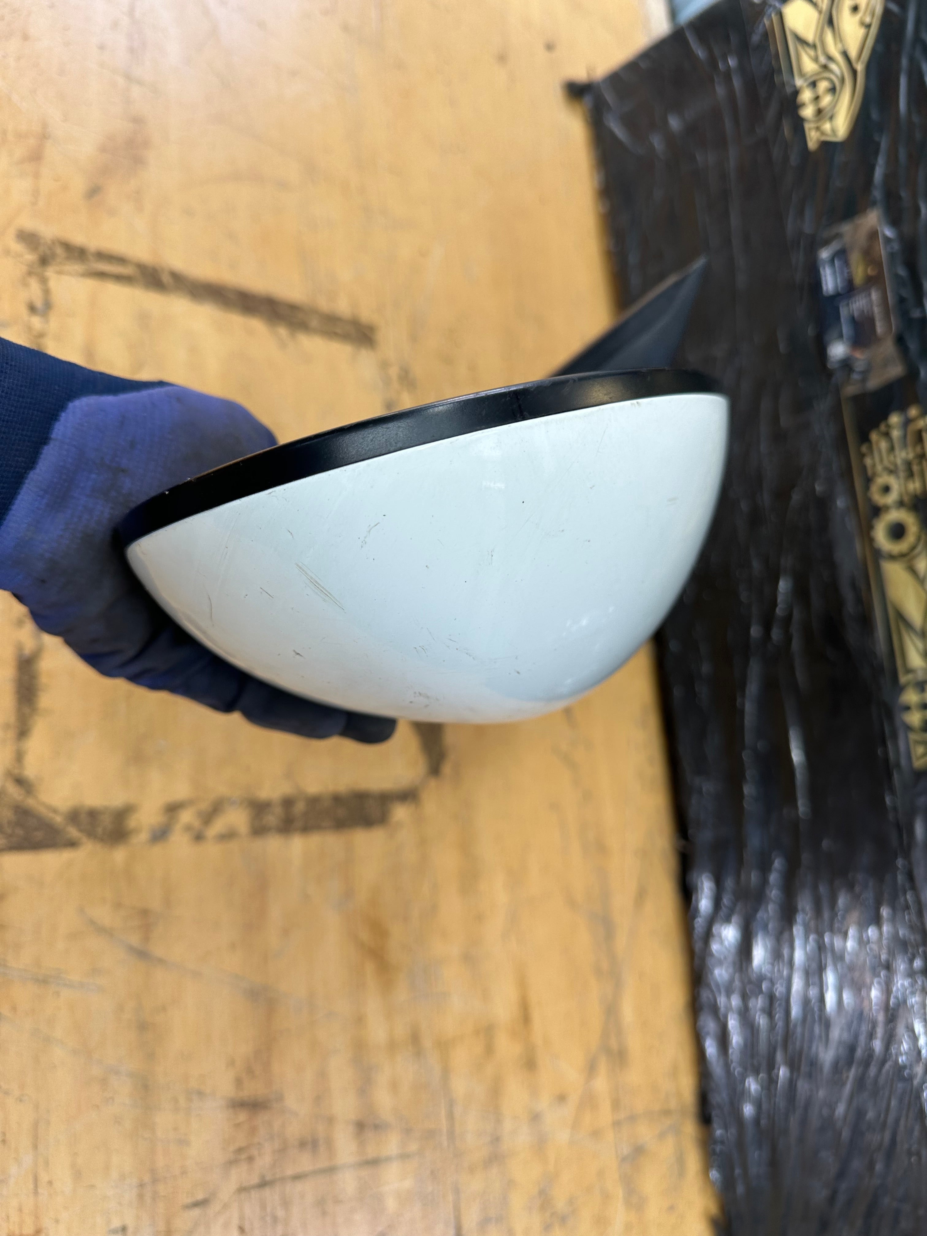 Nissan Juke F15 2010-2019 Right Driver’s Wing Mirror in White (Z33301) (023362)