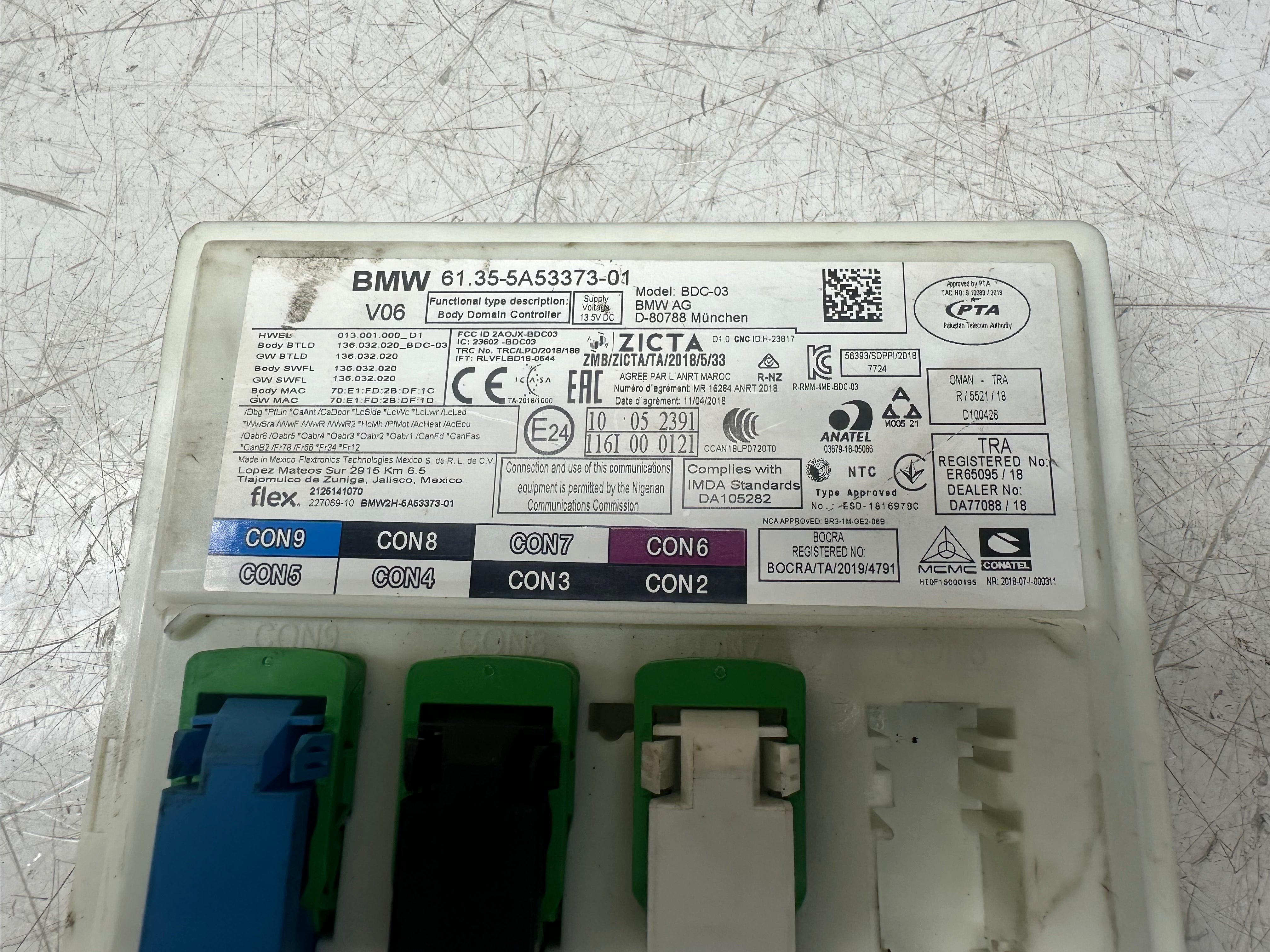 BMW G-Series BCM Body Control Module (5A53373) (5A53373-01)