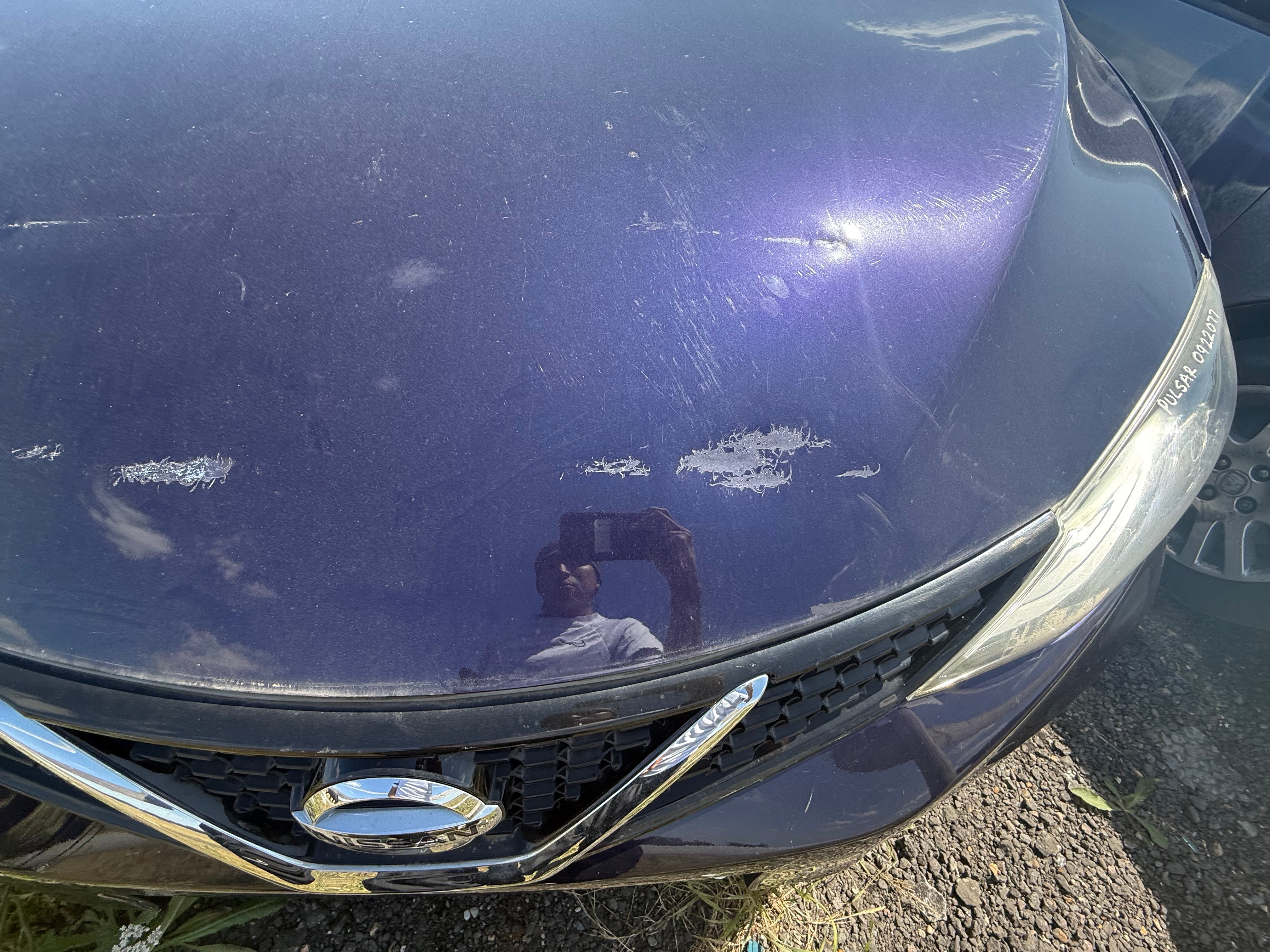 Nissan Pulsar 2014–2018 Bonnet - Colour Code: RBR Cosmic Blue