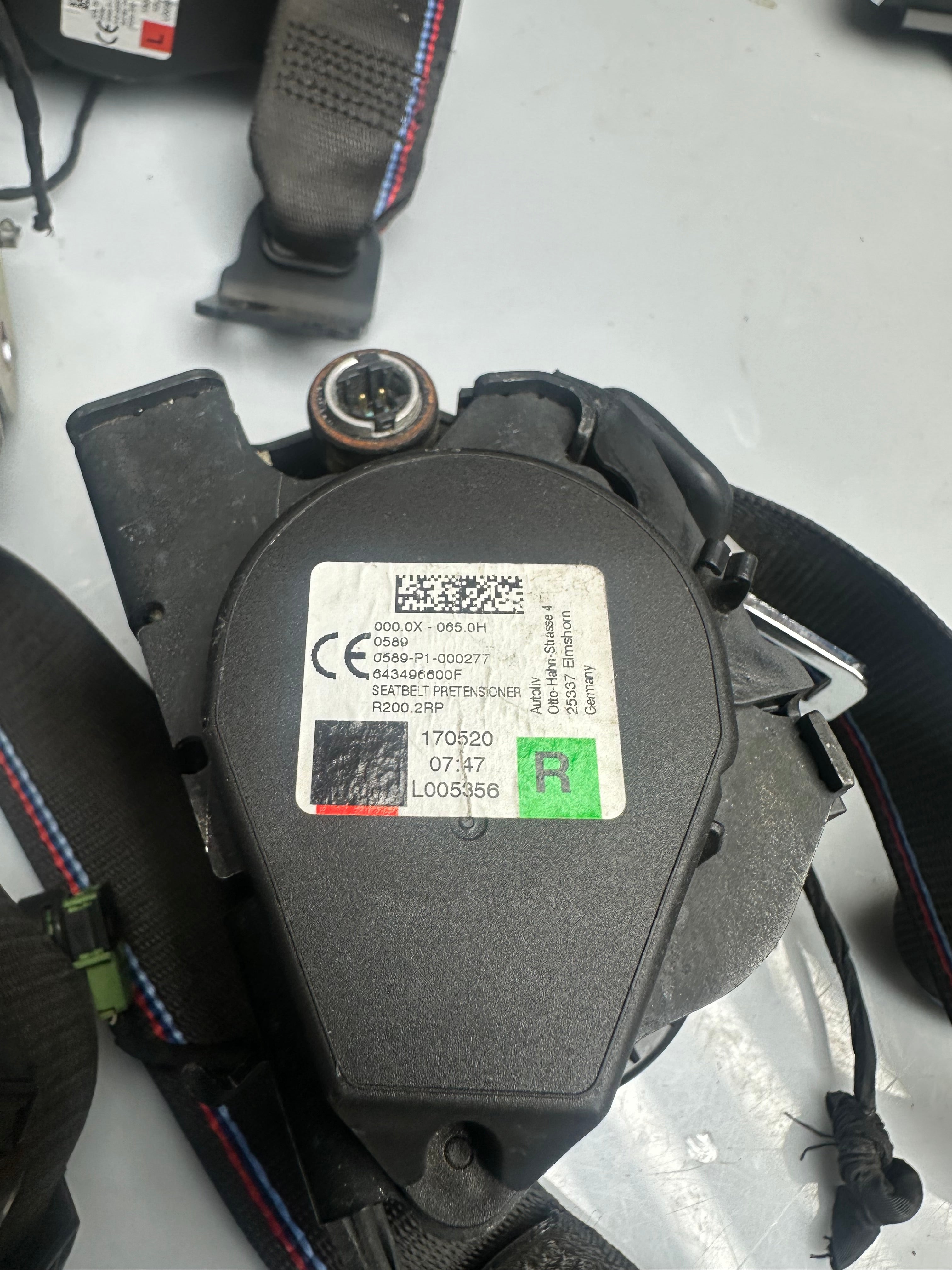 BMW 1 Series F40 M Sport Seatbelt Set – 2019–Present