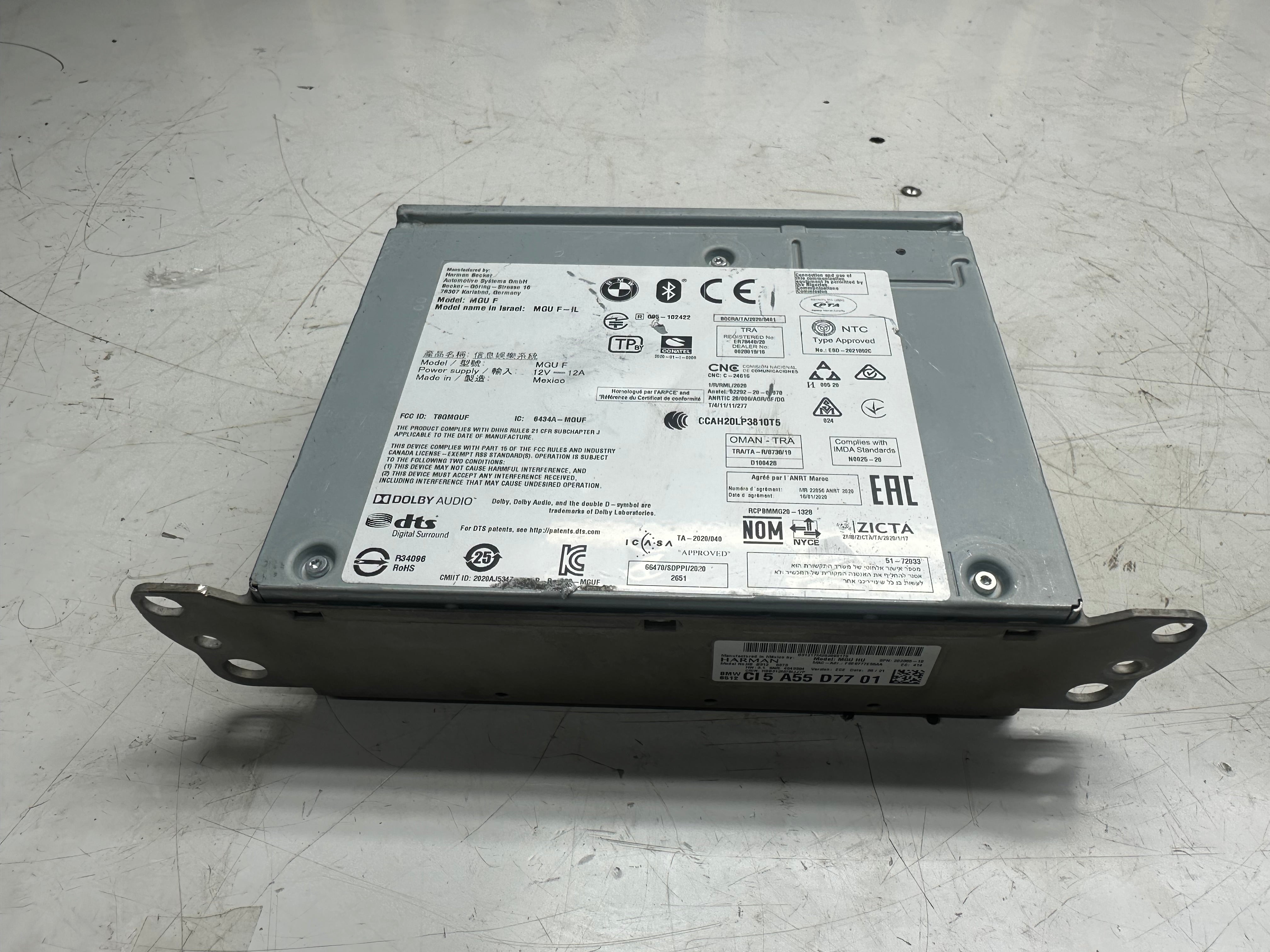 BMW 5 G30 G31 2021 Radio CD GPS Player Head Unit (5A55D77)