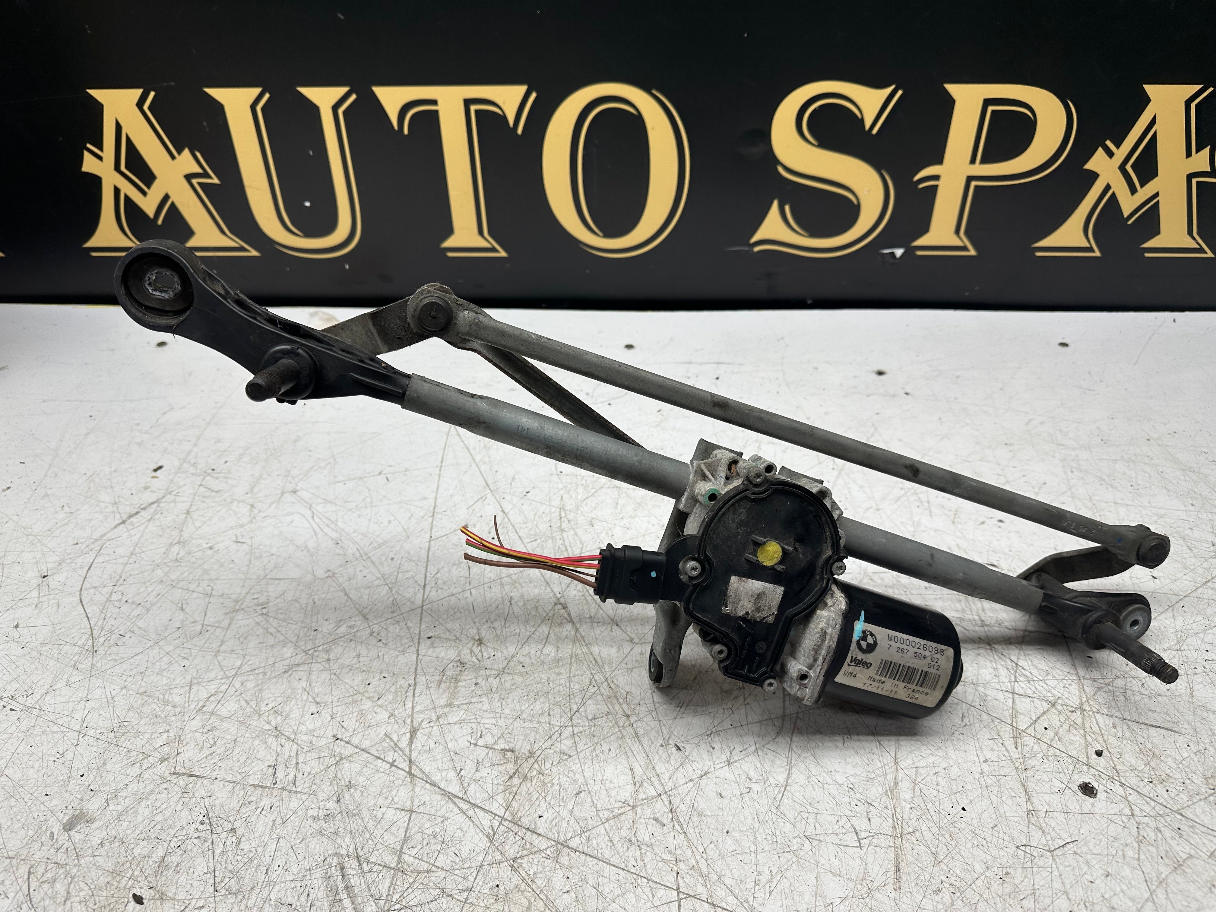 BMW 1 Series F20 Front Wiper Motor & Linkage (7267504 02) (W000026098)