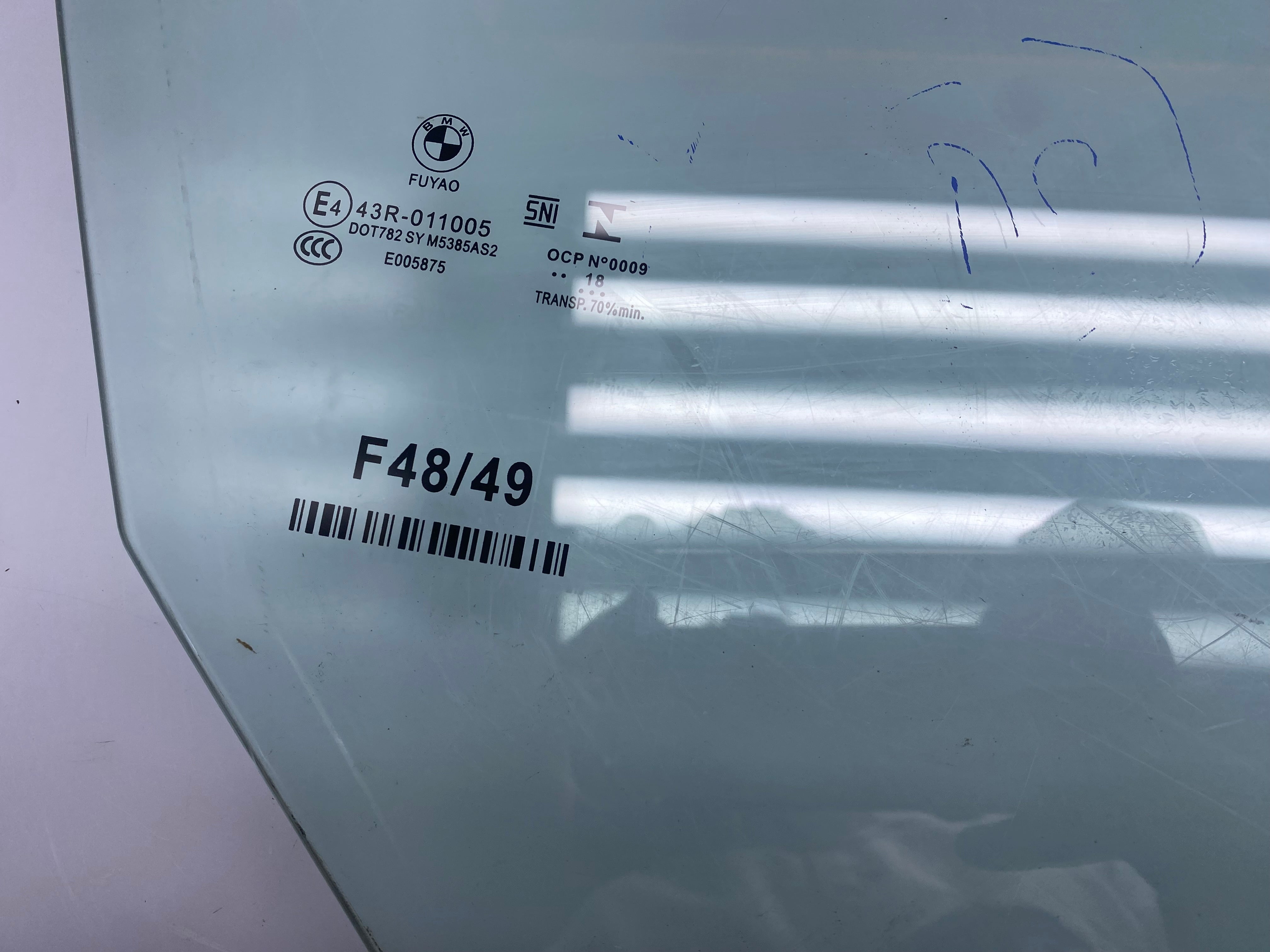 BMW 1 Series F20 Front Passenger Side Window Glass 2011–2019