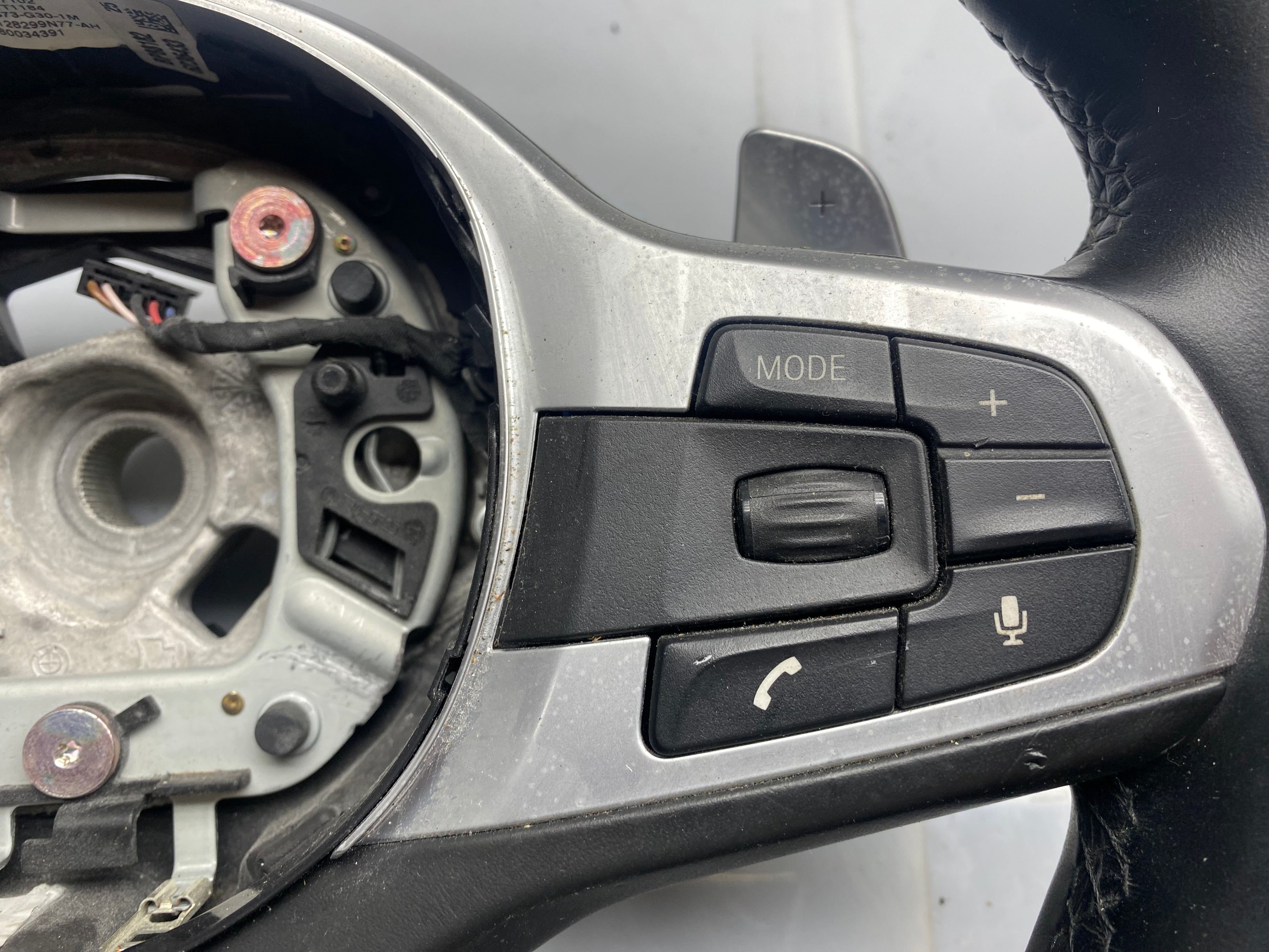 BMW 5 Series G30 G31 M Sport Black Leather Steering Wheel – 2017–2023 (6236433)