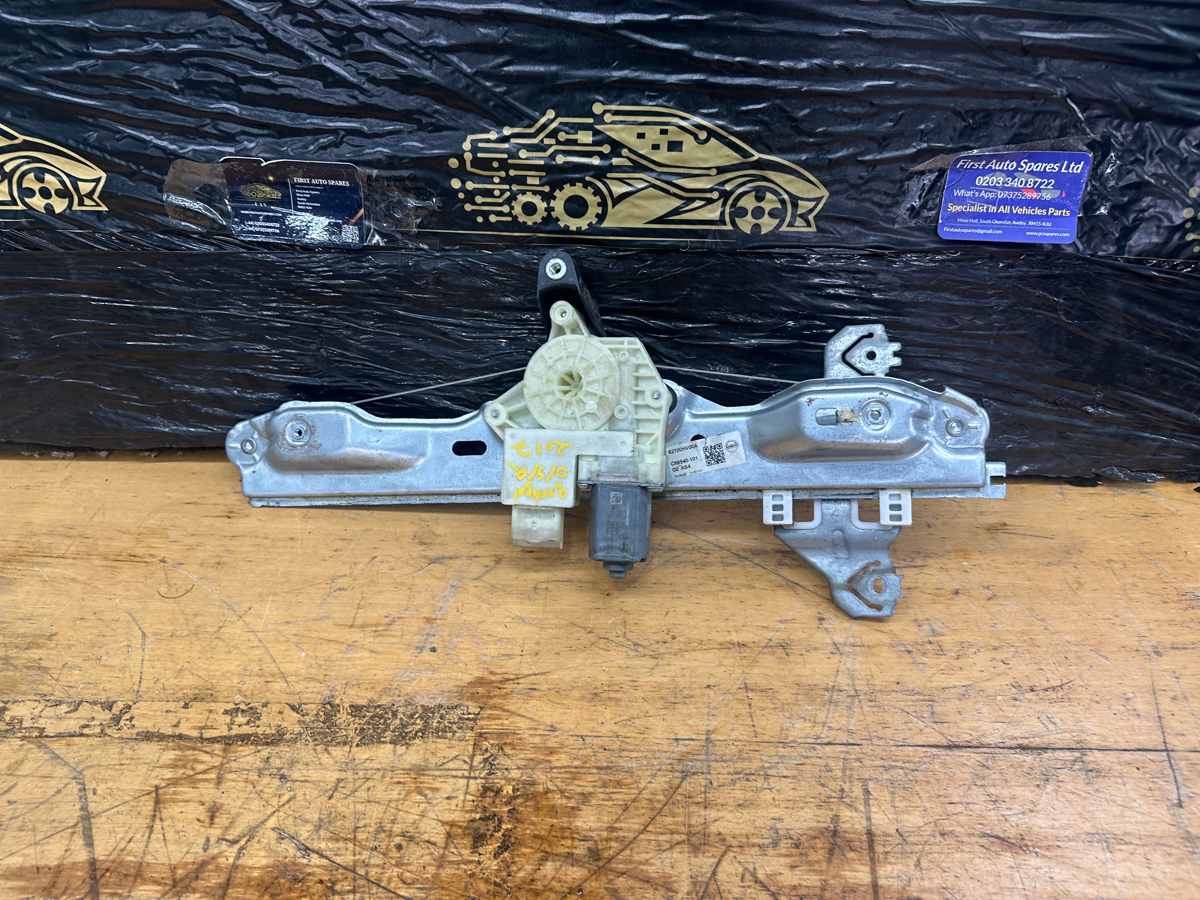 Nissan Qashqai J11 2014–21 Right Rear Window Regulator (82700HV00A) (C88540-101)