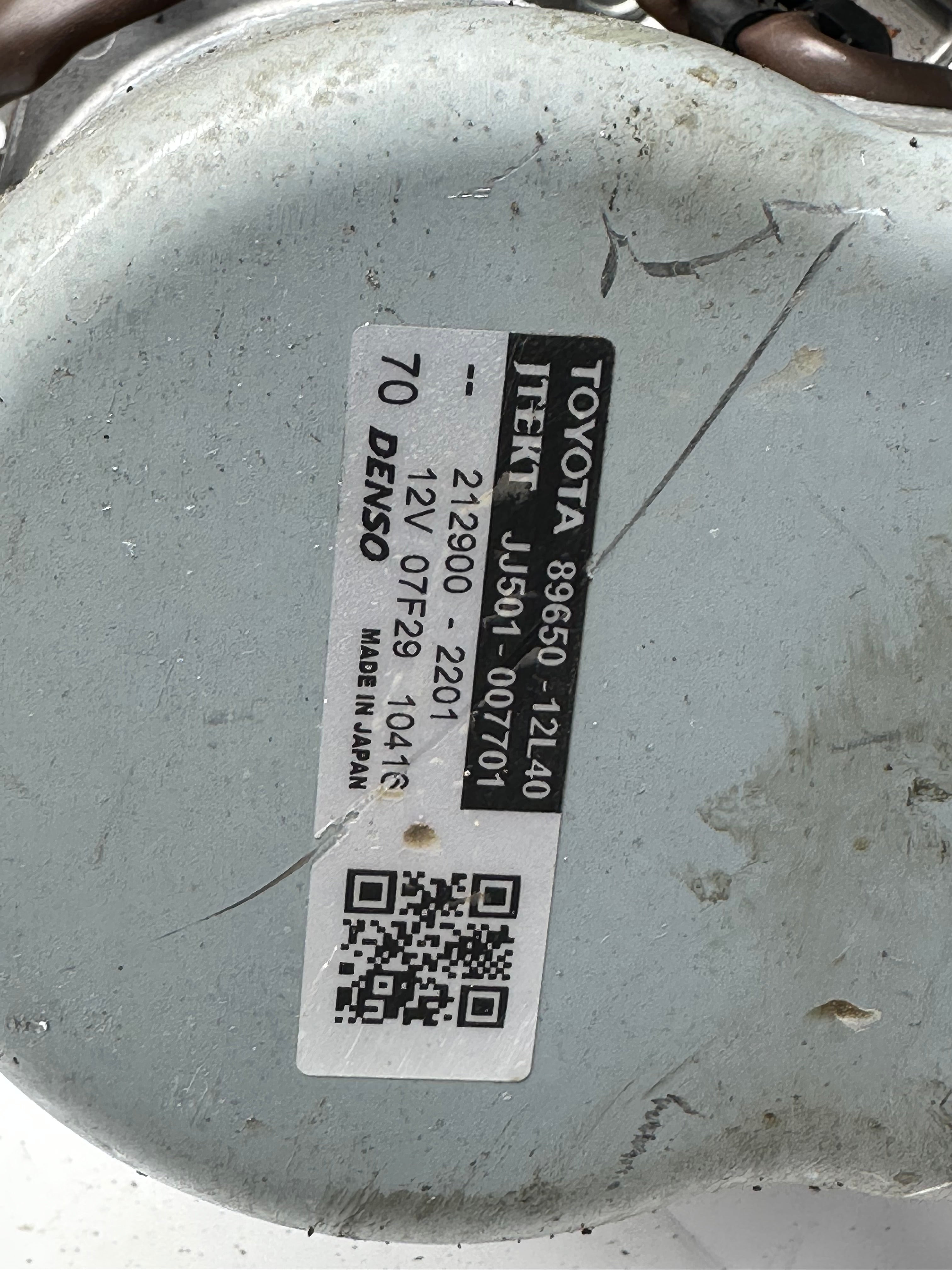 Toyota Corolla MK12 1.8 2022 Hybrid Electric Power Steering Column (45250-02P70) (89650-12L40)