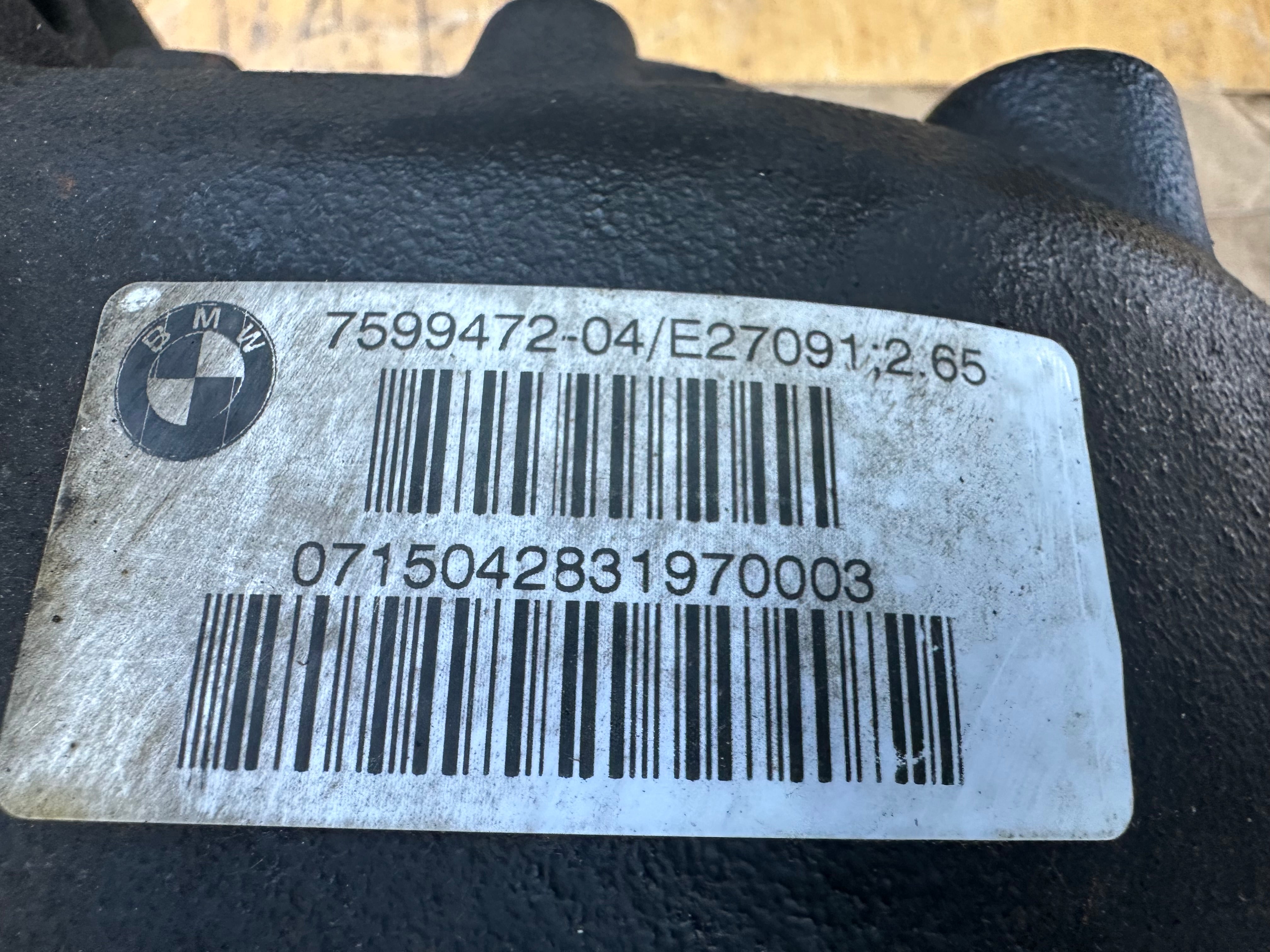 BMW 1, 3, 4 Series Automatic Rear Diff Differential 2.65 Ratio (7599472-04)