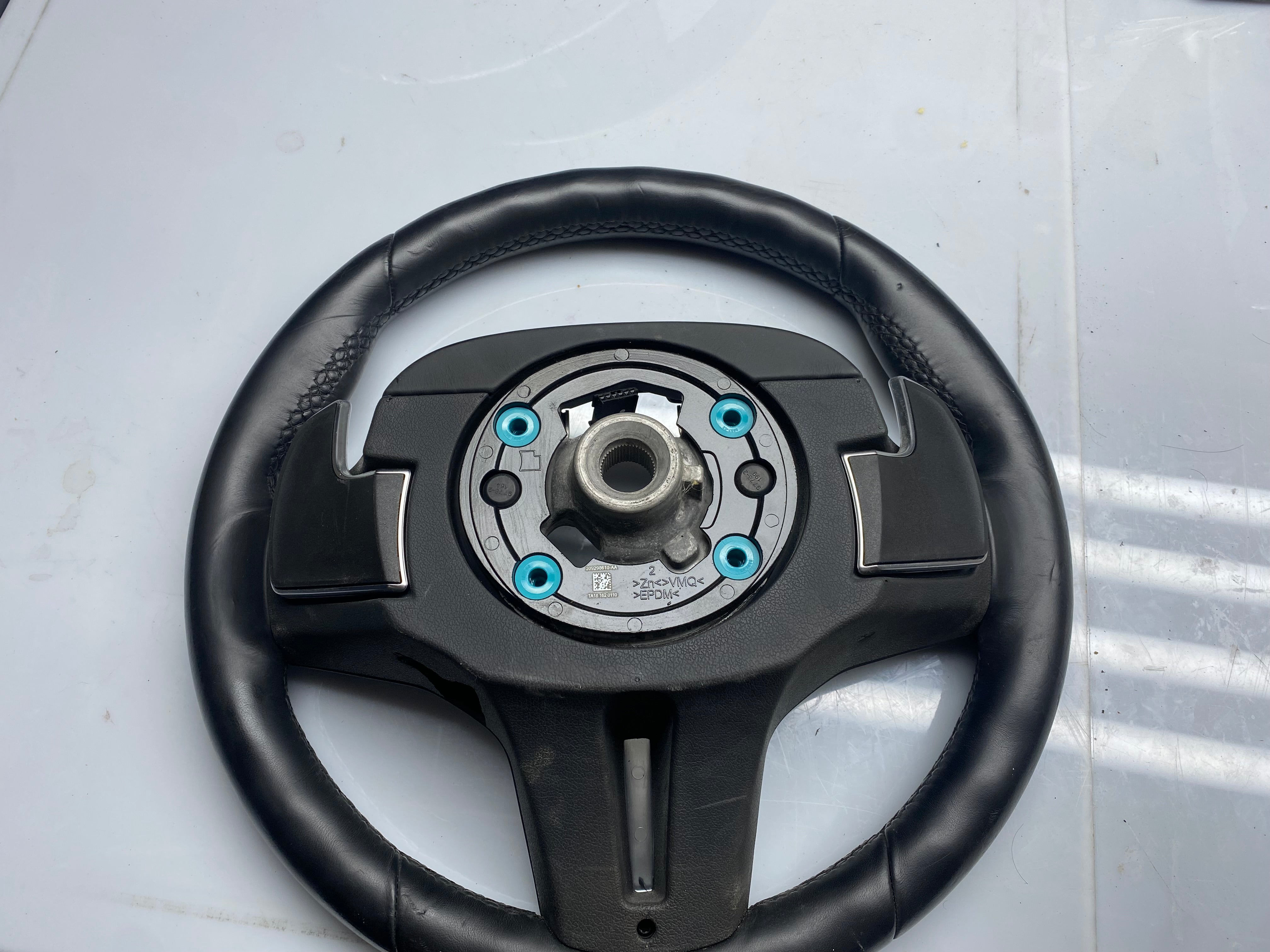 BMW 5 Series G30 G31 M Sport Black Leather Steering Wheel – 2017–2023 (6236433)