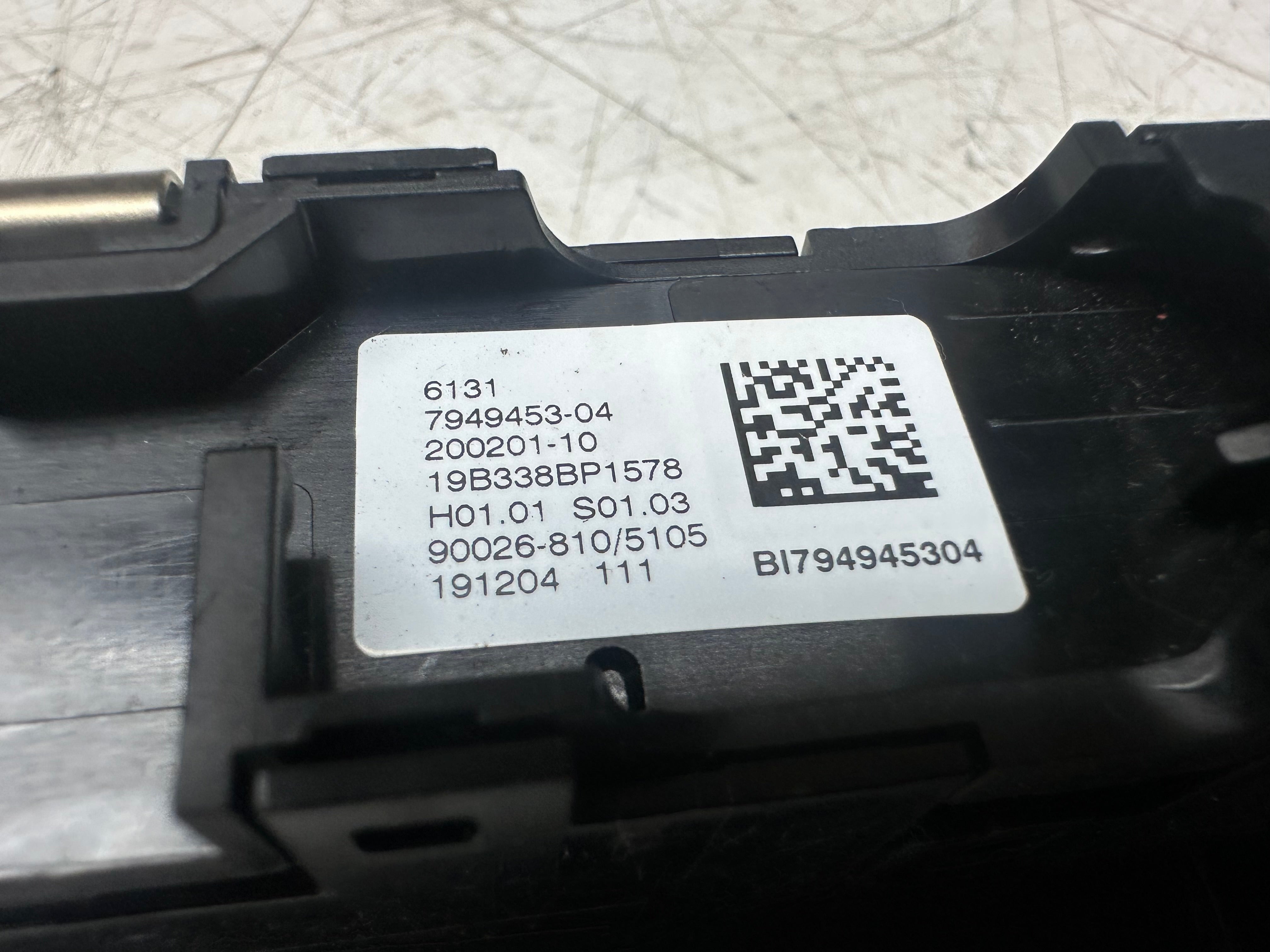 BMW 3 Series G20 Radio CD Control Panel (7949453-04) (200201-10)