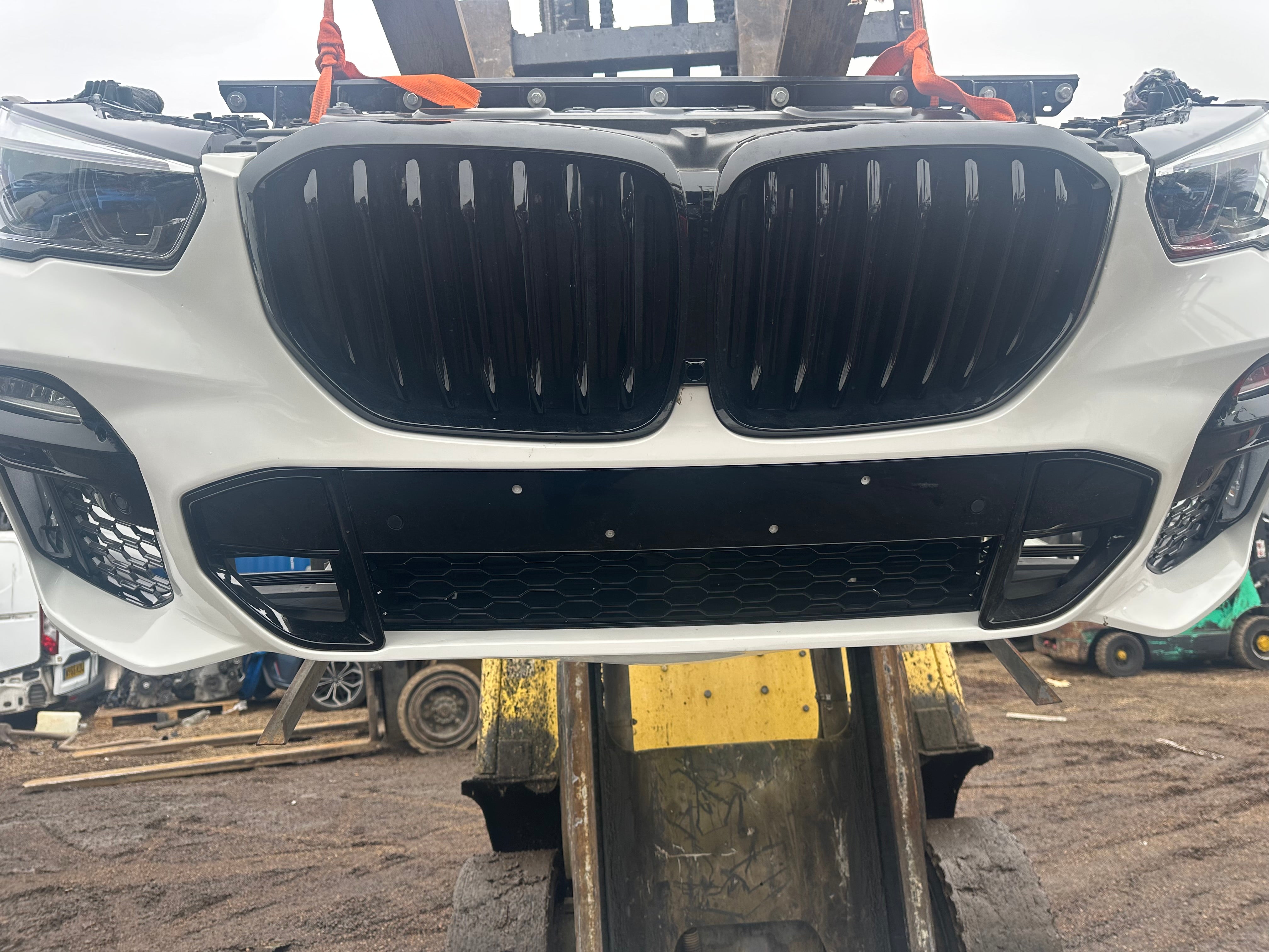 BMW X5 G05 M Sport 2019-2023 Complete Nose Cut with Laser Headlights, Complete Bumper, Slam Panel, and Rad Pack