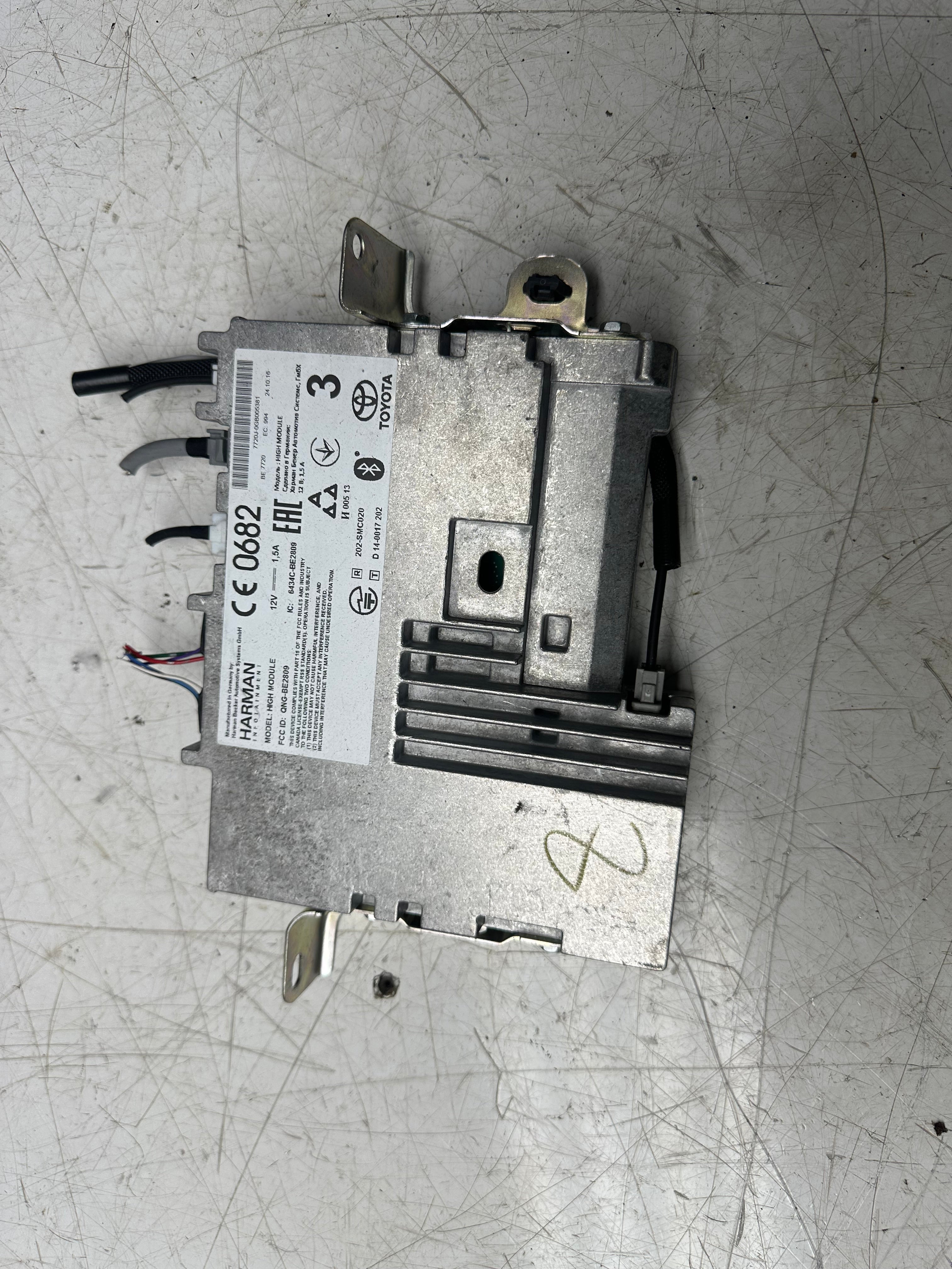 Toyota C-HR 2016–2023 GPS Navigation Control Unit Module (6434C-BE2809)