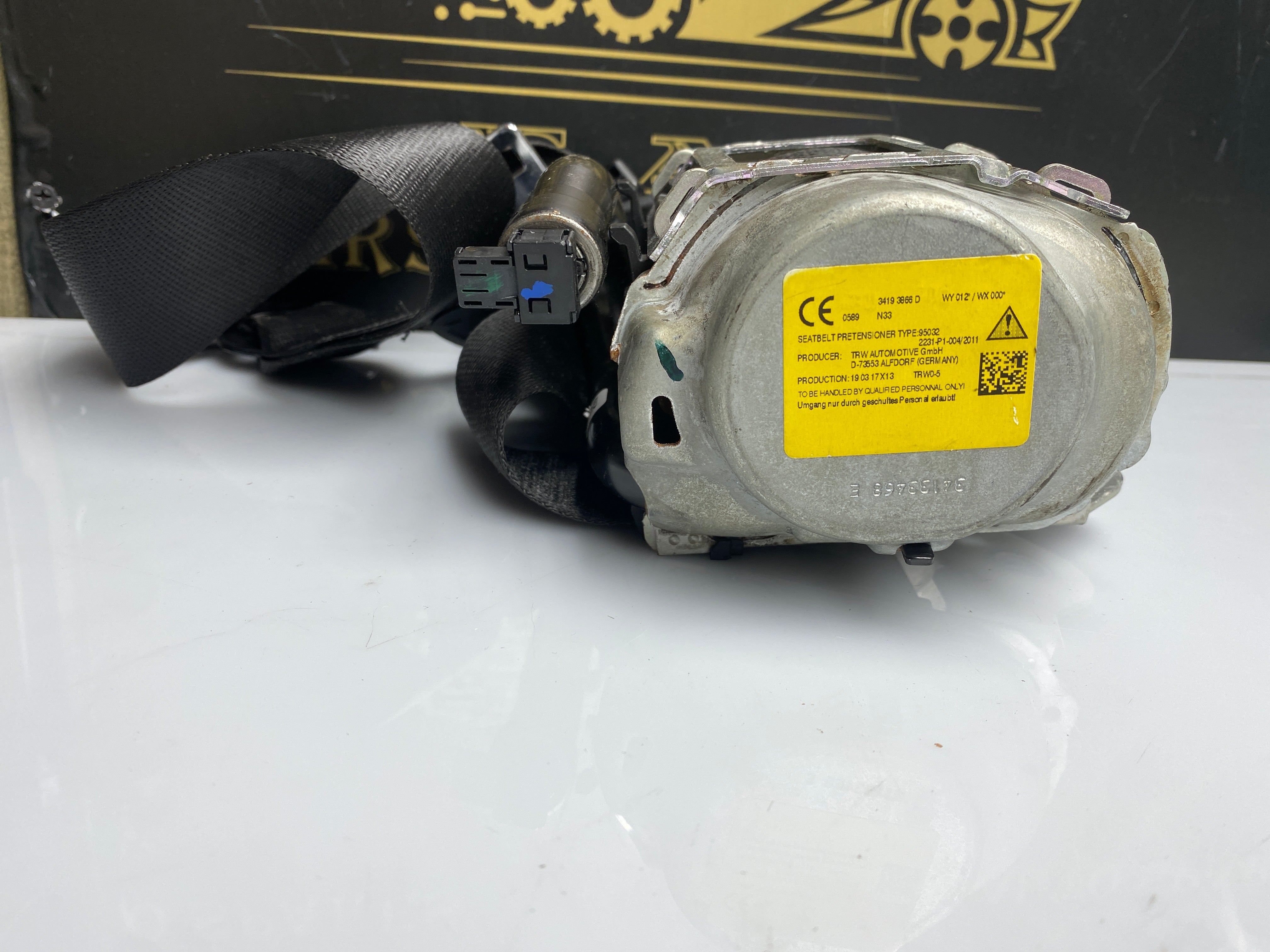 BMW 5 Series G30 G31 Front Passenger Seat Belt – 2017–2023 (S1743006704)