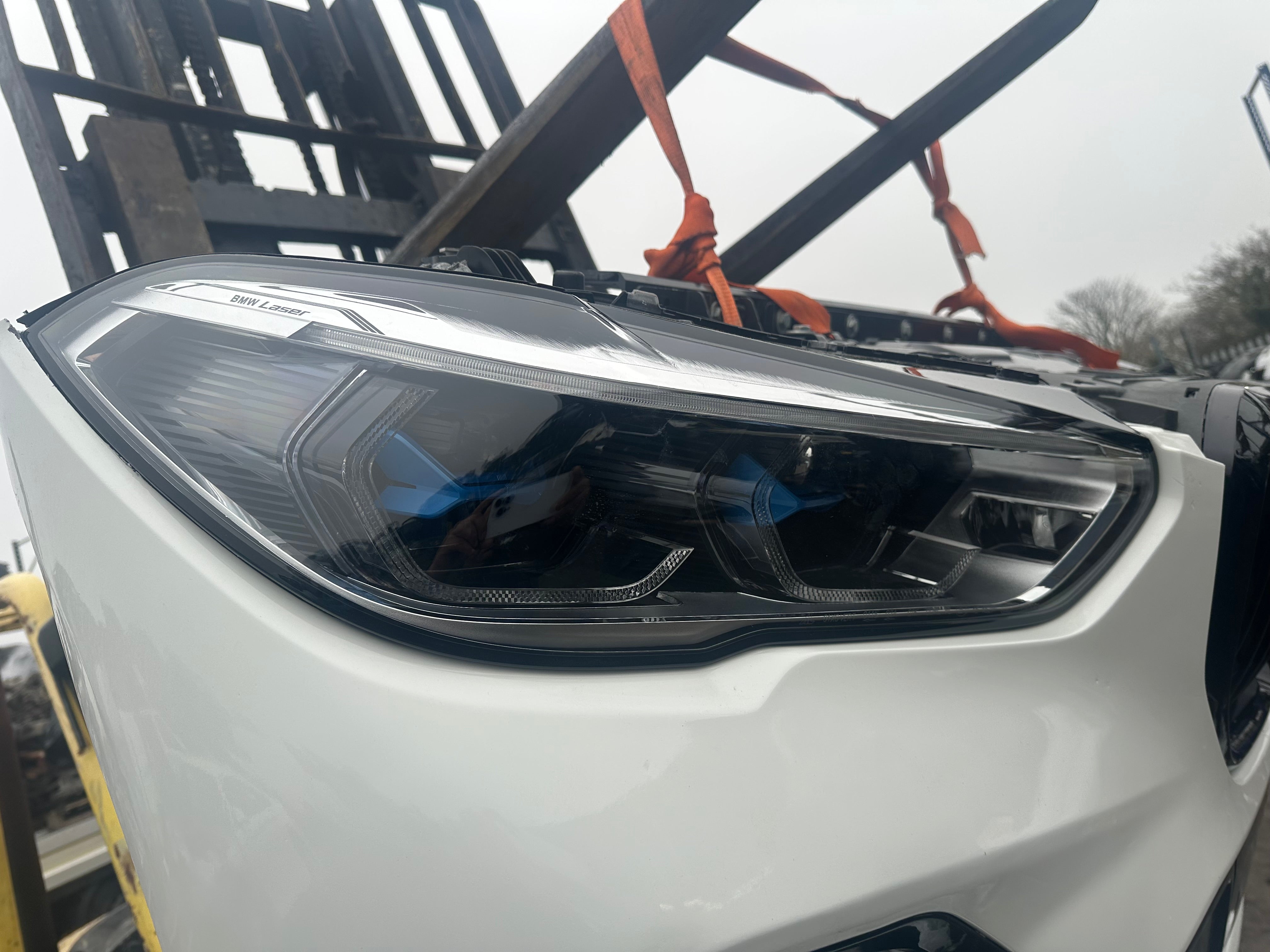 BMW X5 G05 M Sport 2019-2023 Complete Nose Cut with Laser Headlights, Complete Bumper, Slam Panel, and Rad Pack