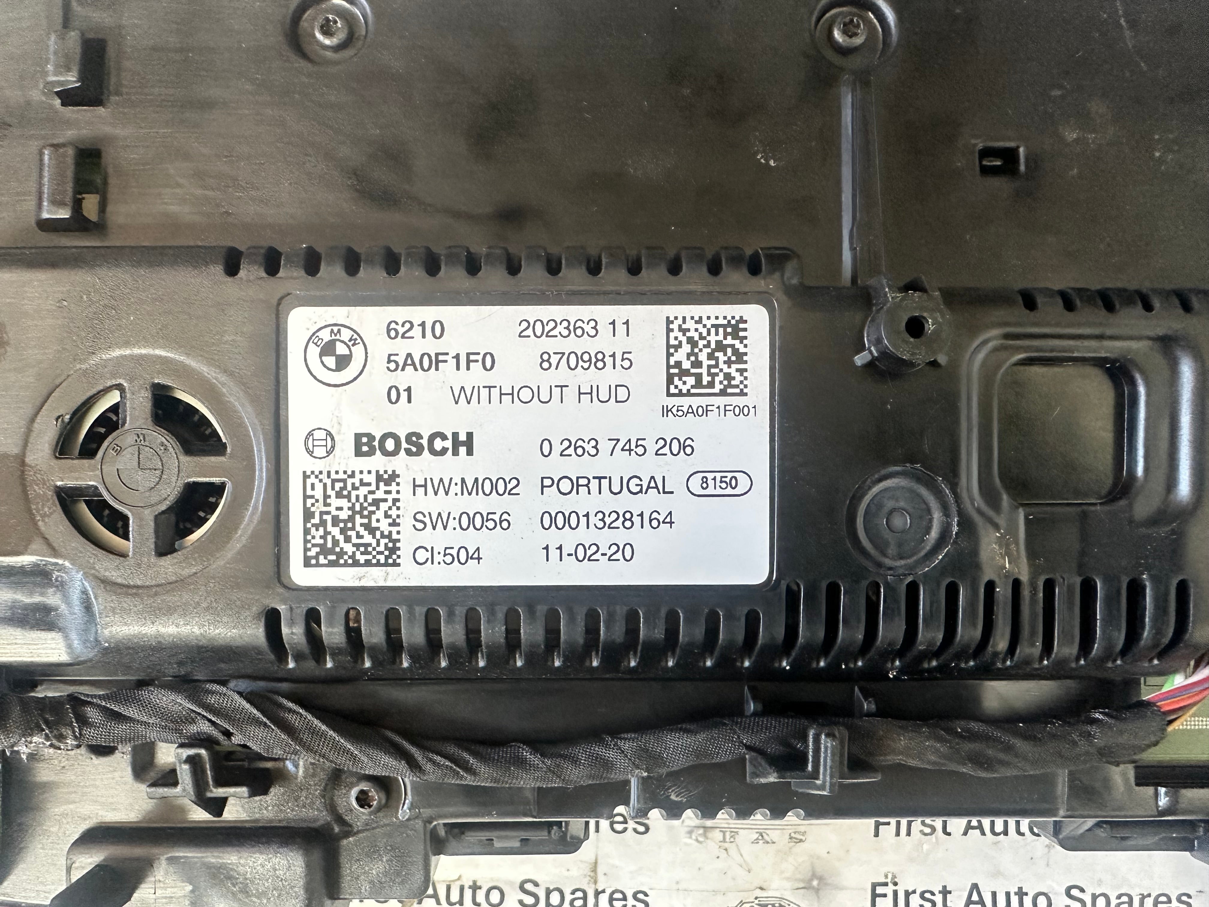 BMW 3 Series G20 330e 2020 Speedo Clocks Virtual Cockpit (5A0F1F0)