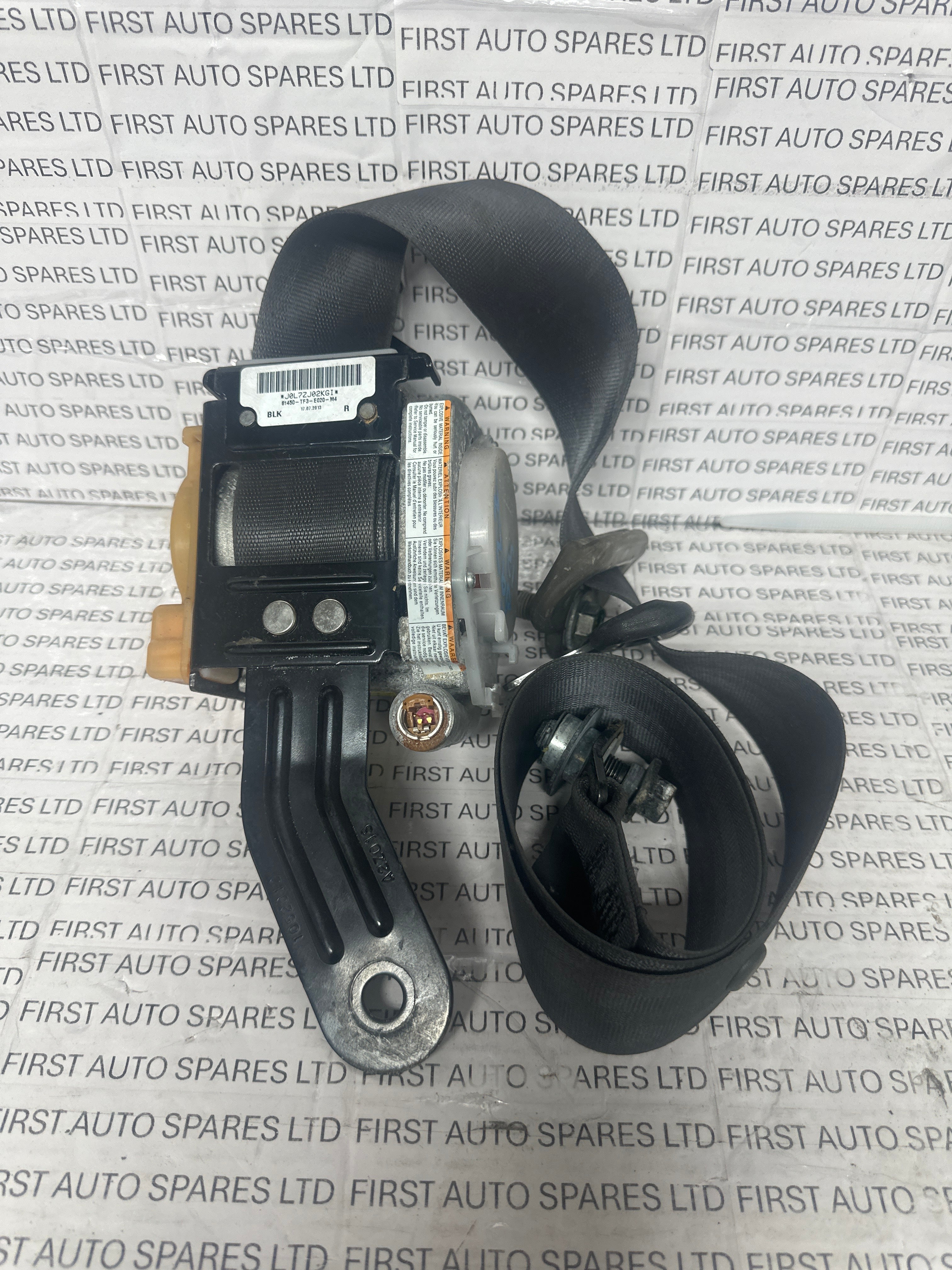 Honda Jazz 2013 Driver Side Front Seat Belt