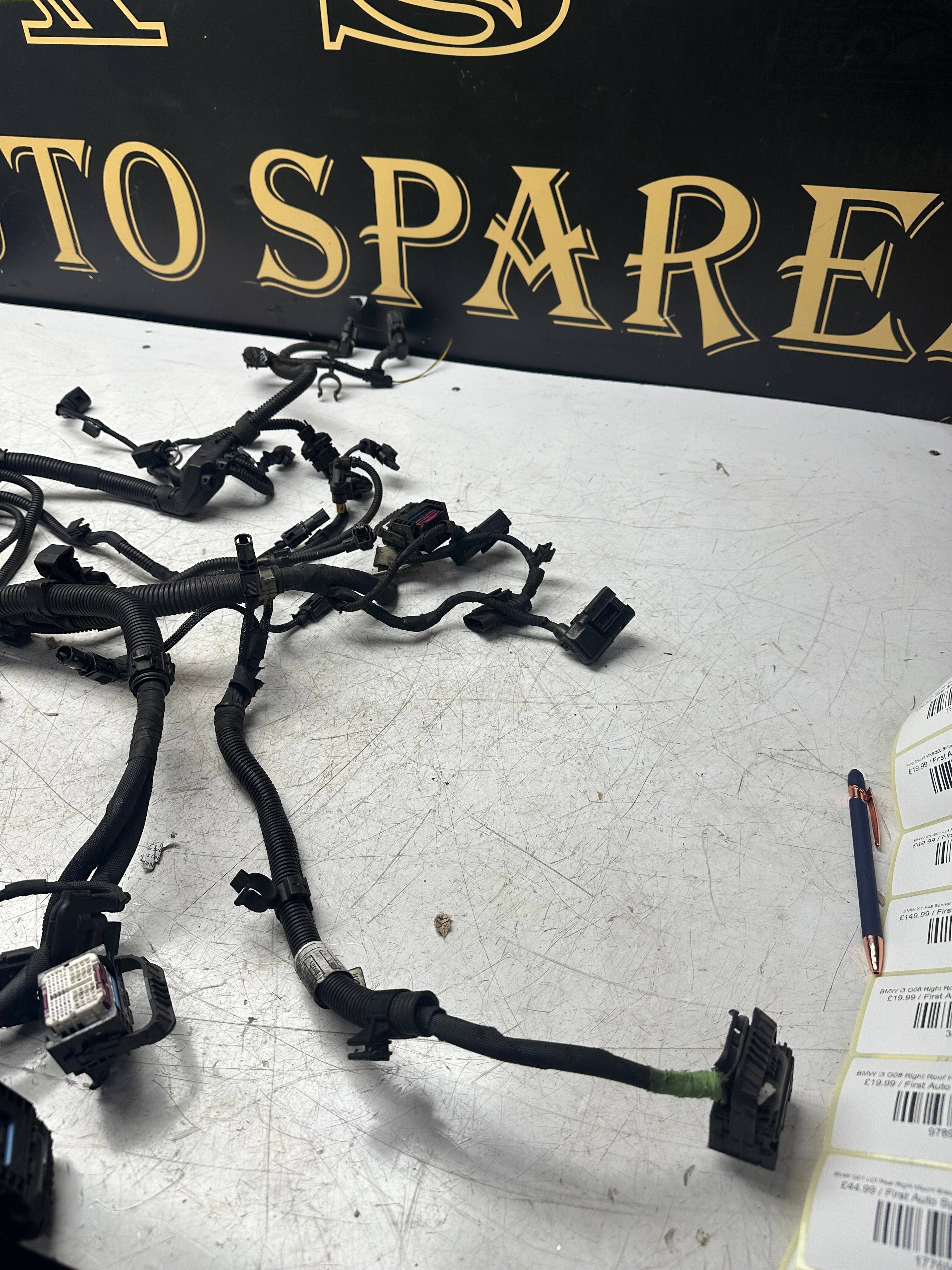BMW 5 G30 G31 G38 2019 engine installation wiring loom 859163507