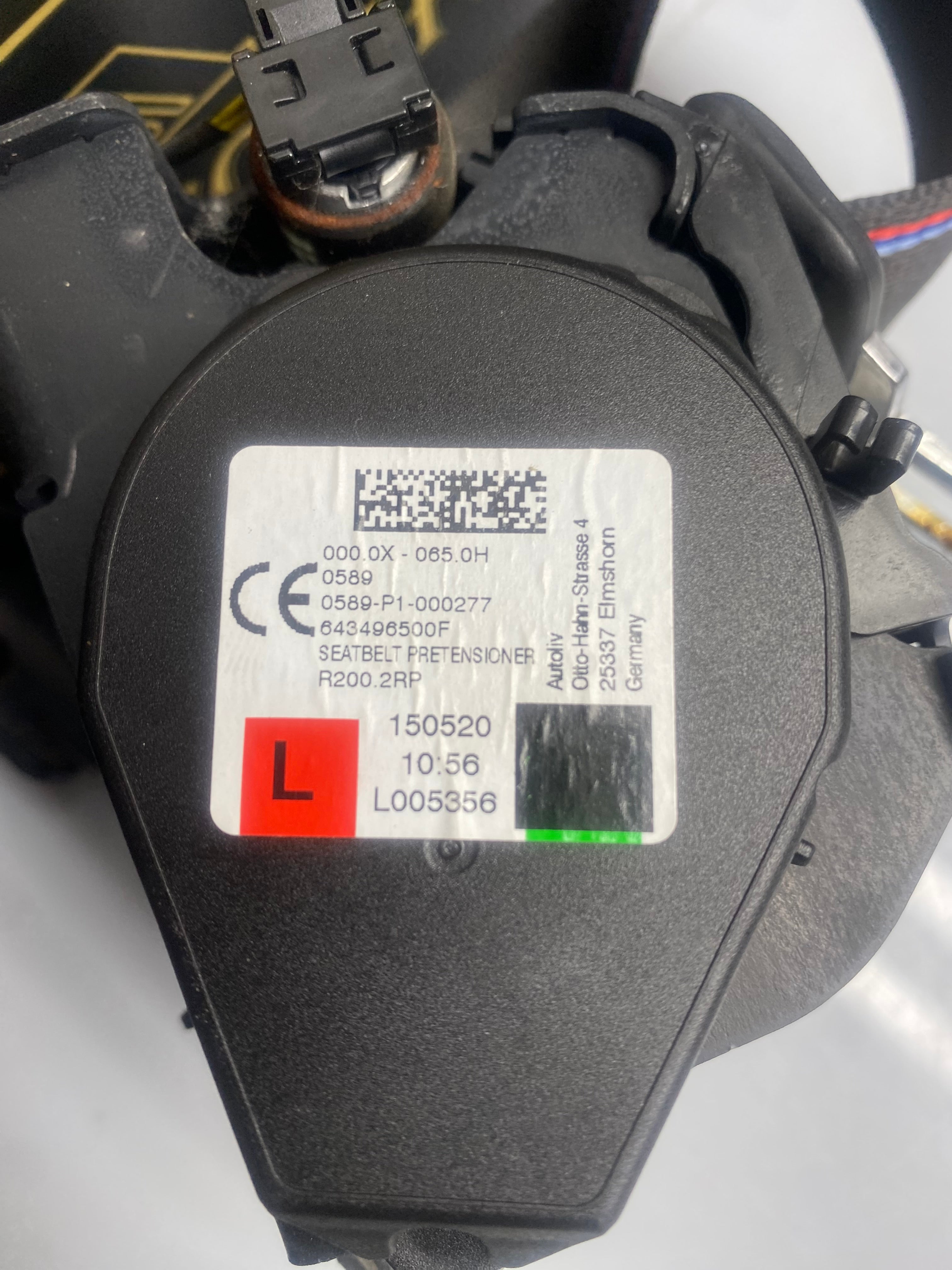 BMW 1 Series F40 Rear Passenger Side Seatbelt – 2019–Present